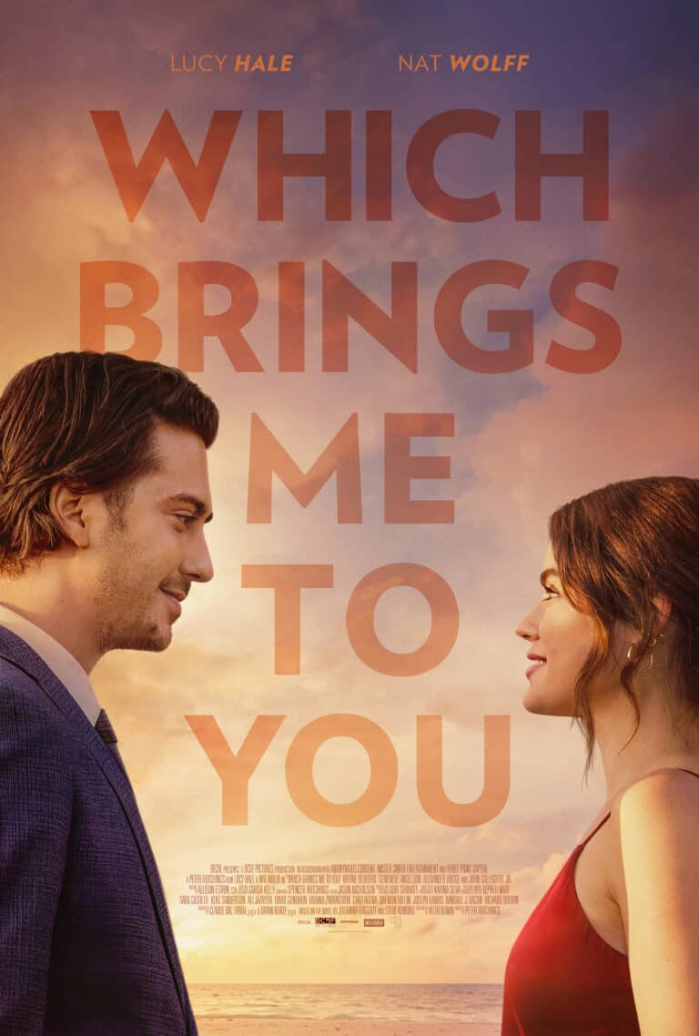 Will (Nat Wolff) and Jane (Lucy Hale) looking at each other