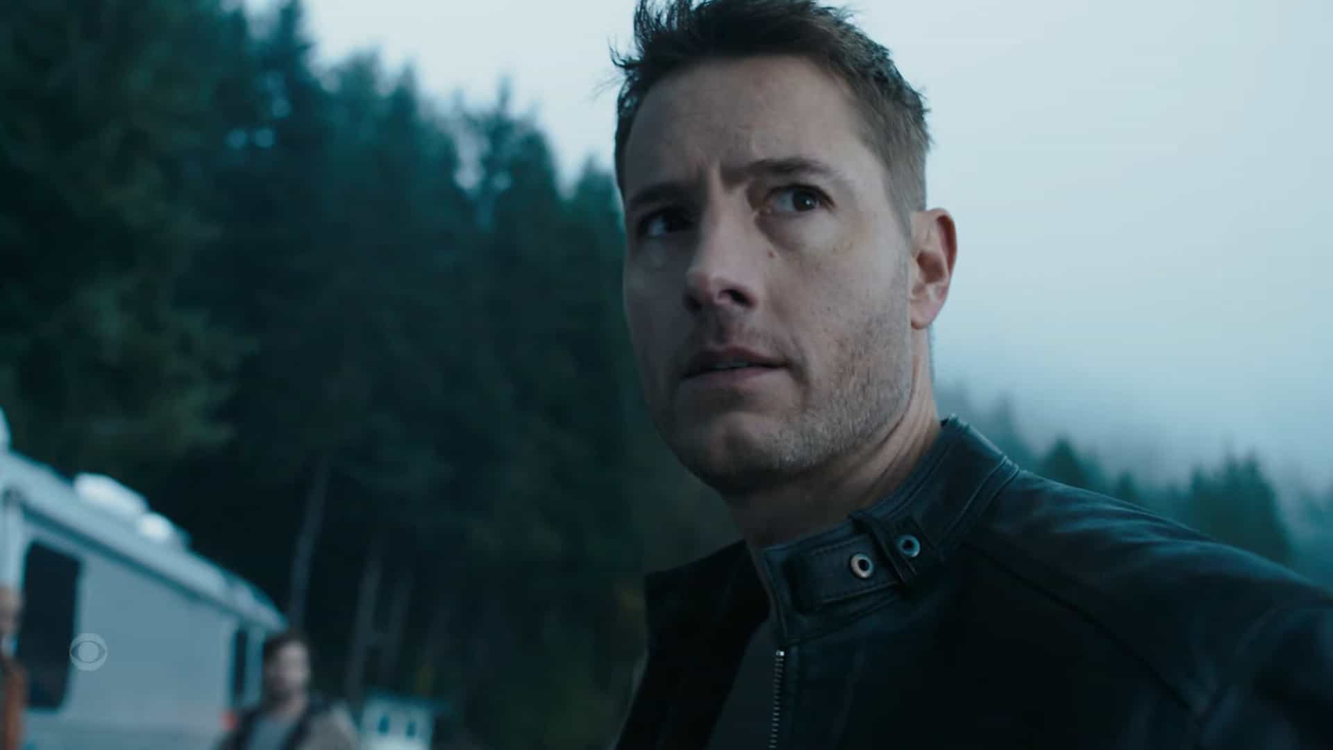 Colter (Justin Hartley) realizing he is going to be sticking around for a while