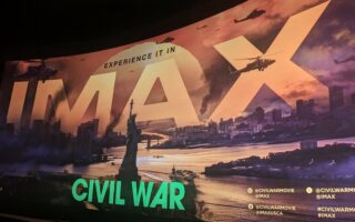 Title Card Civil War 2024 in IMAX