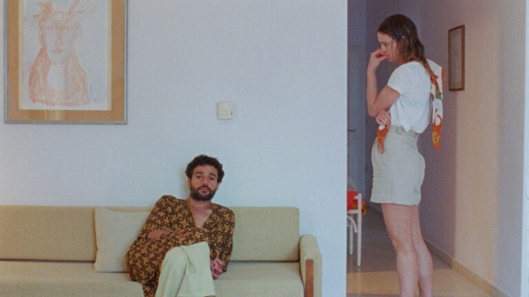 Joe (Christopher Abbott) and Isabel (Mackenzie Davis), Swimming Home, directed by Justin Anderson, 2024, (Tribeca Festival)