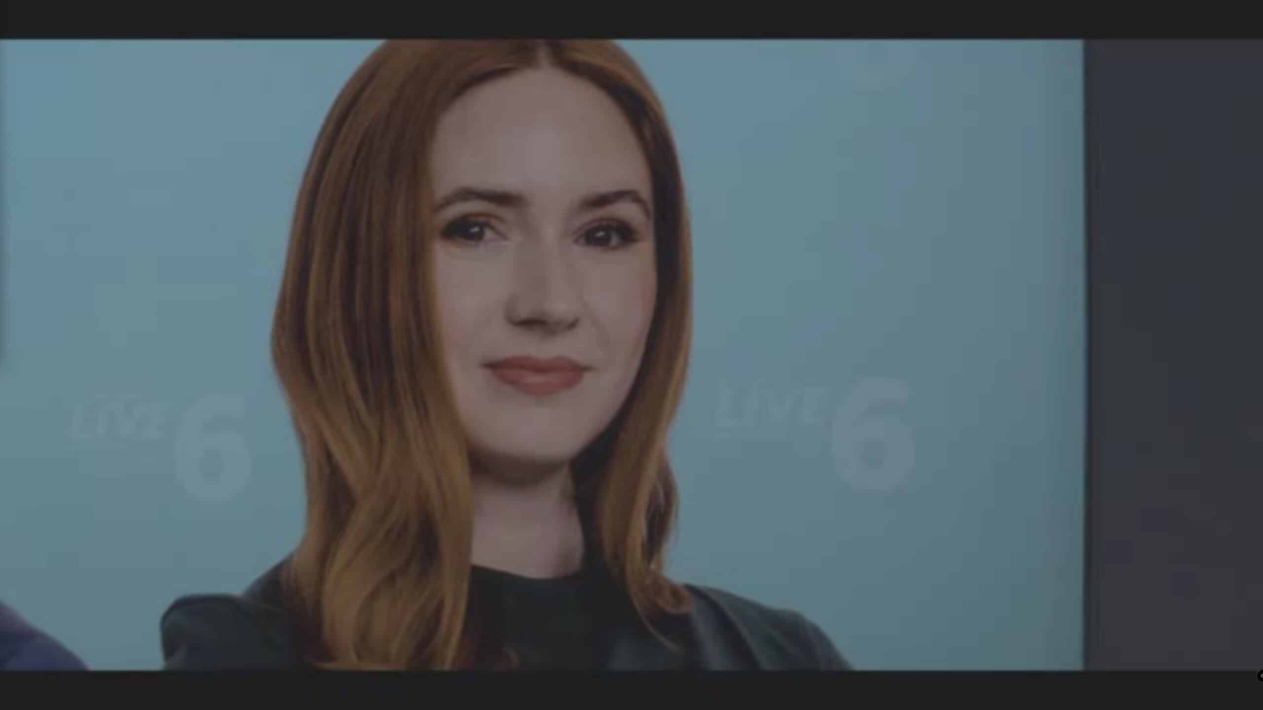 Karen Gillan as Madeline in a promotional poster for Live at 6