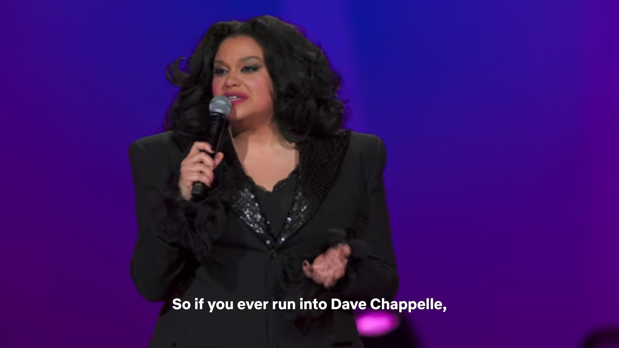 Michelle Buteau calling out Dave Chappelle