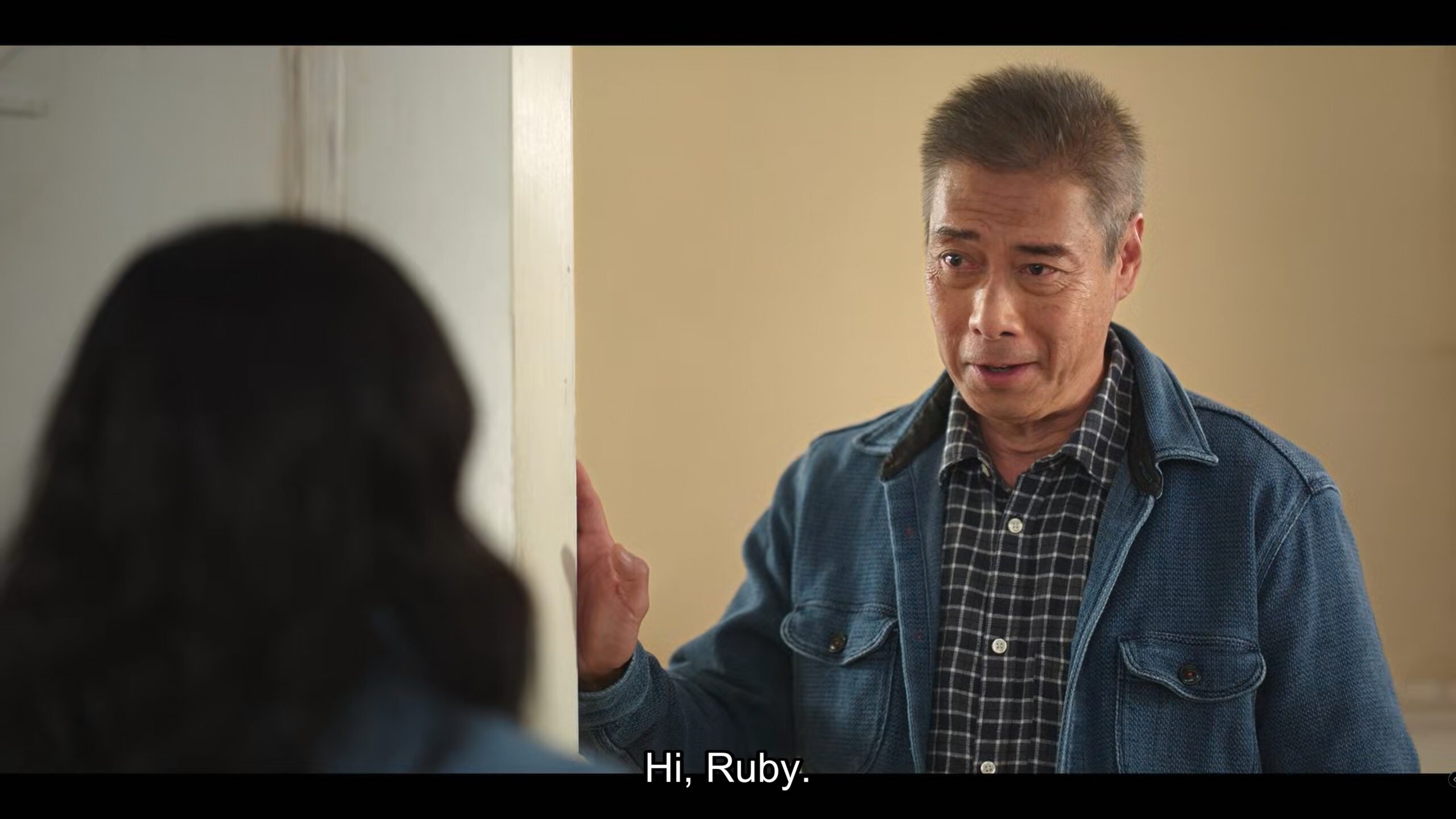 Ruby's Dad popping up at AJ's door to see Ruby