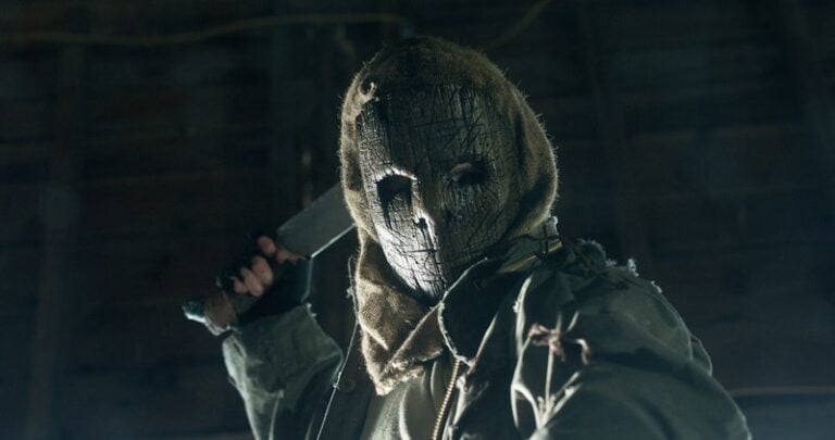 The serial killer about to strike | Serial Killer Bloody Axe Wound RLJE Films The serial killer about to strike
