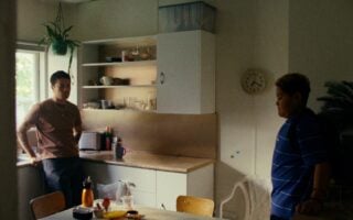 Adam (Tiaki Teremoana) and Mose (Samson Uili) in Stranger, Brother