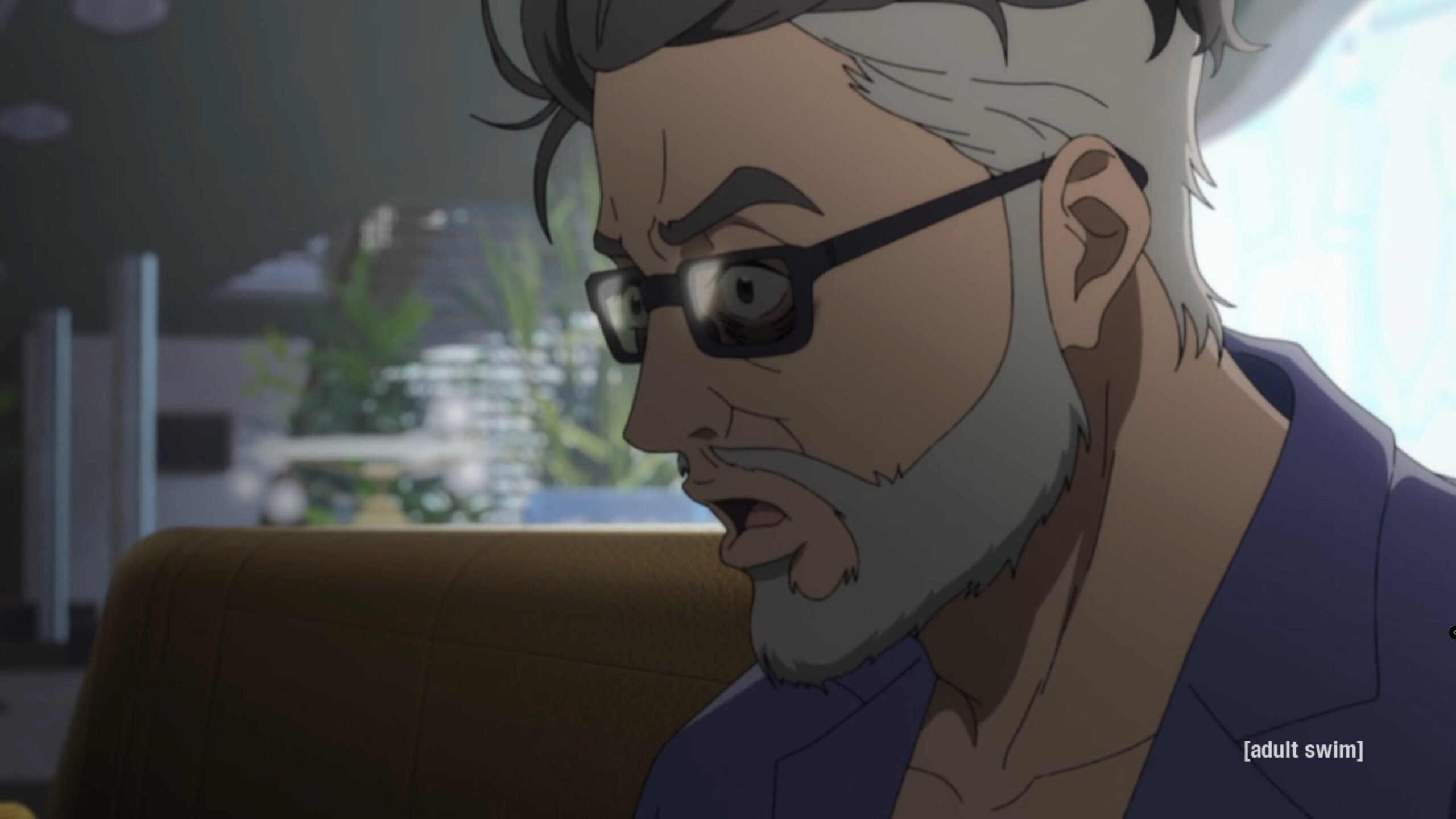 Delta Medicinal President Ahmed Rahman (Daisuke Ono) | Delta Medicinal President Ahmed Rahman Daisuke Ono Lazarus Season 1 Episode 5 Pretty Vacant – Adult Swim 22 scaled Delta Medicinal President Ahmed Rahman (Daisuke Ono)