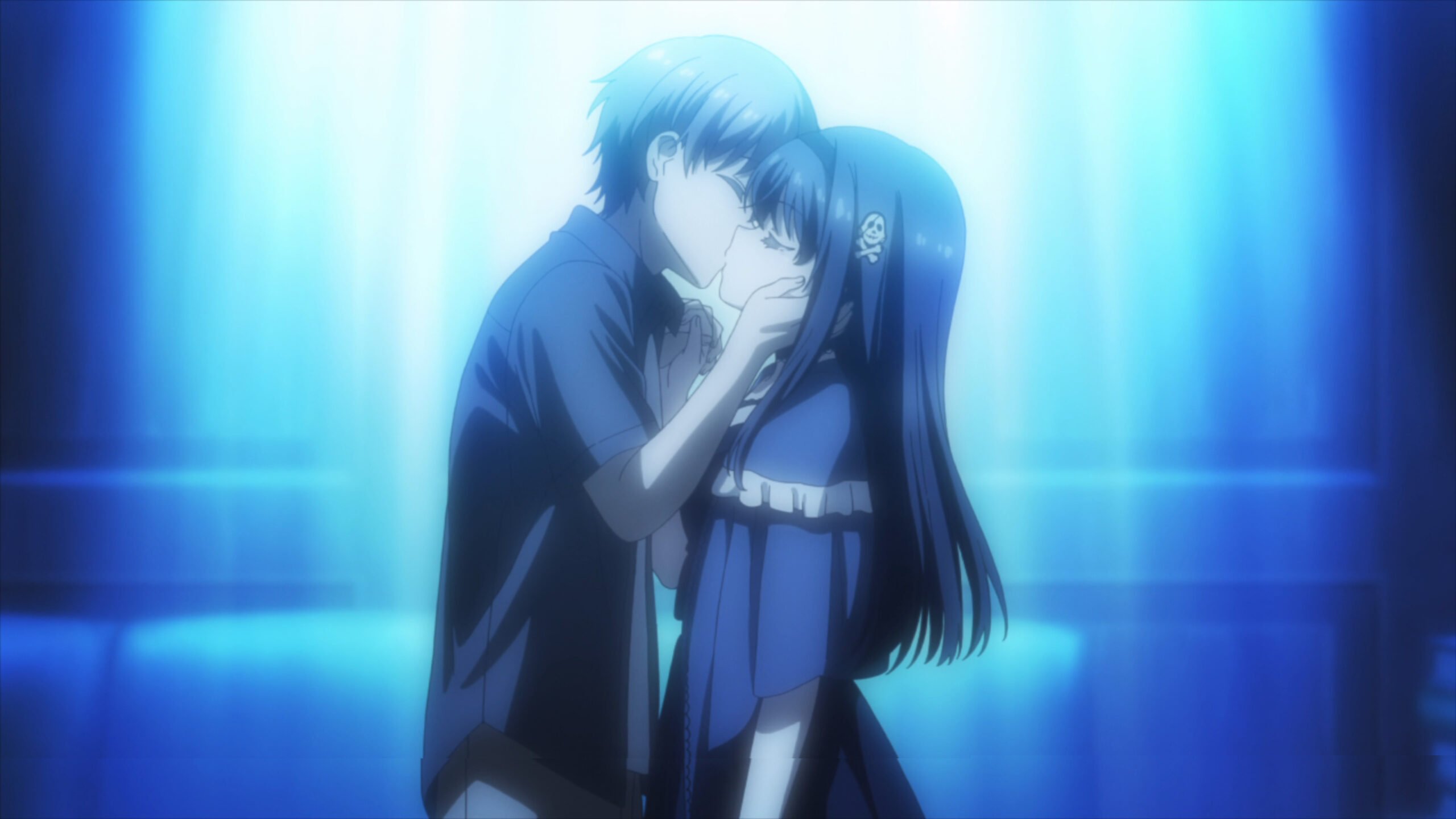 Takahara and Kamome kissing | Takahara and Kamome Summer Pockets Season 1 Episode 6 Across The Seven Seas Crunchyroll 276 scaled Takahara and Kamome kissing