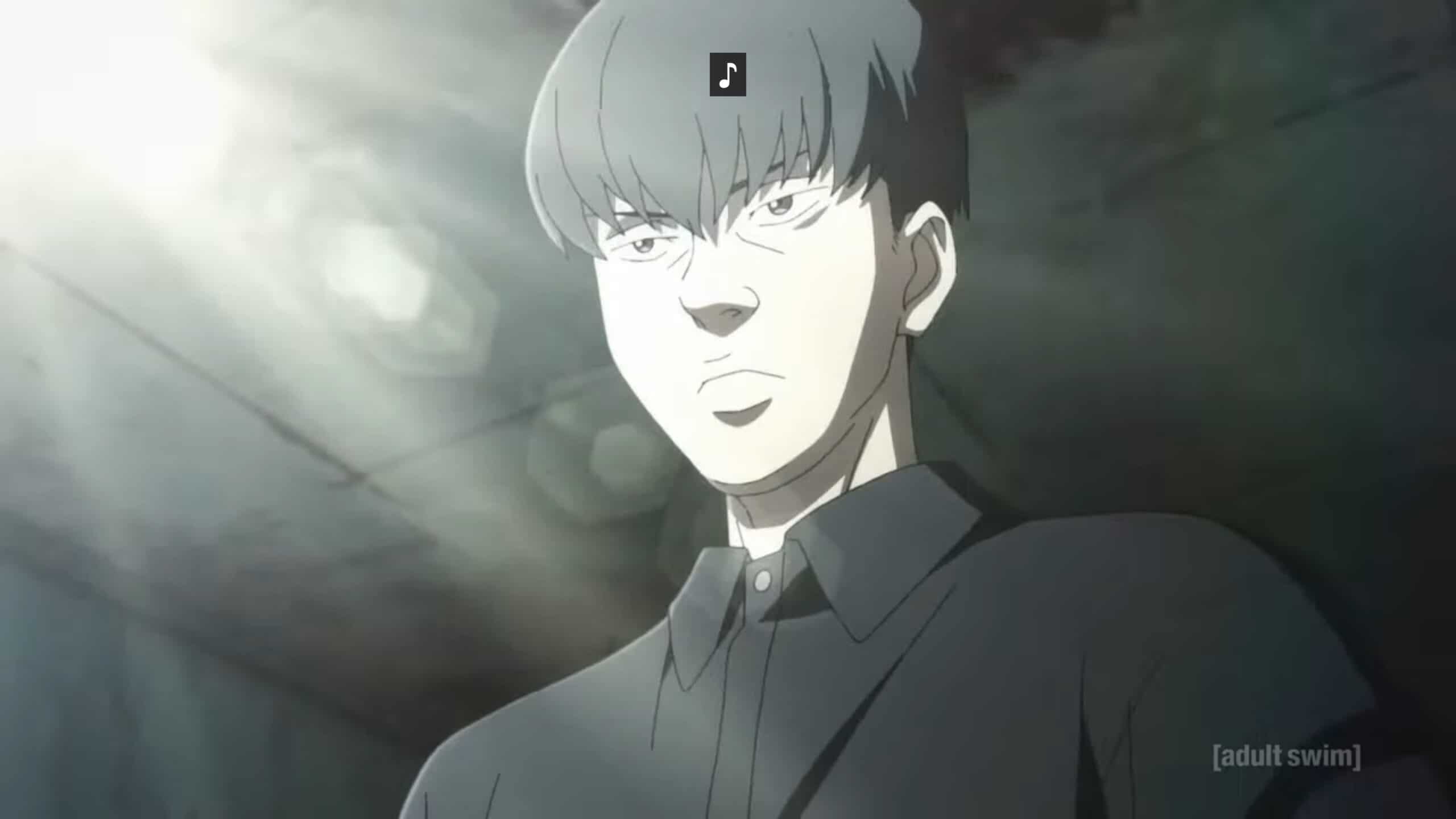 Soryu (Unknown) seeing a light directed his way, as special forces prep to descend on his location