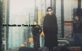 Title Card featuring HQ (Koki Uchiyama) walking past dead bodies