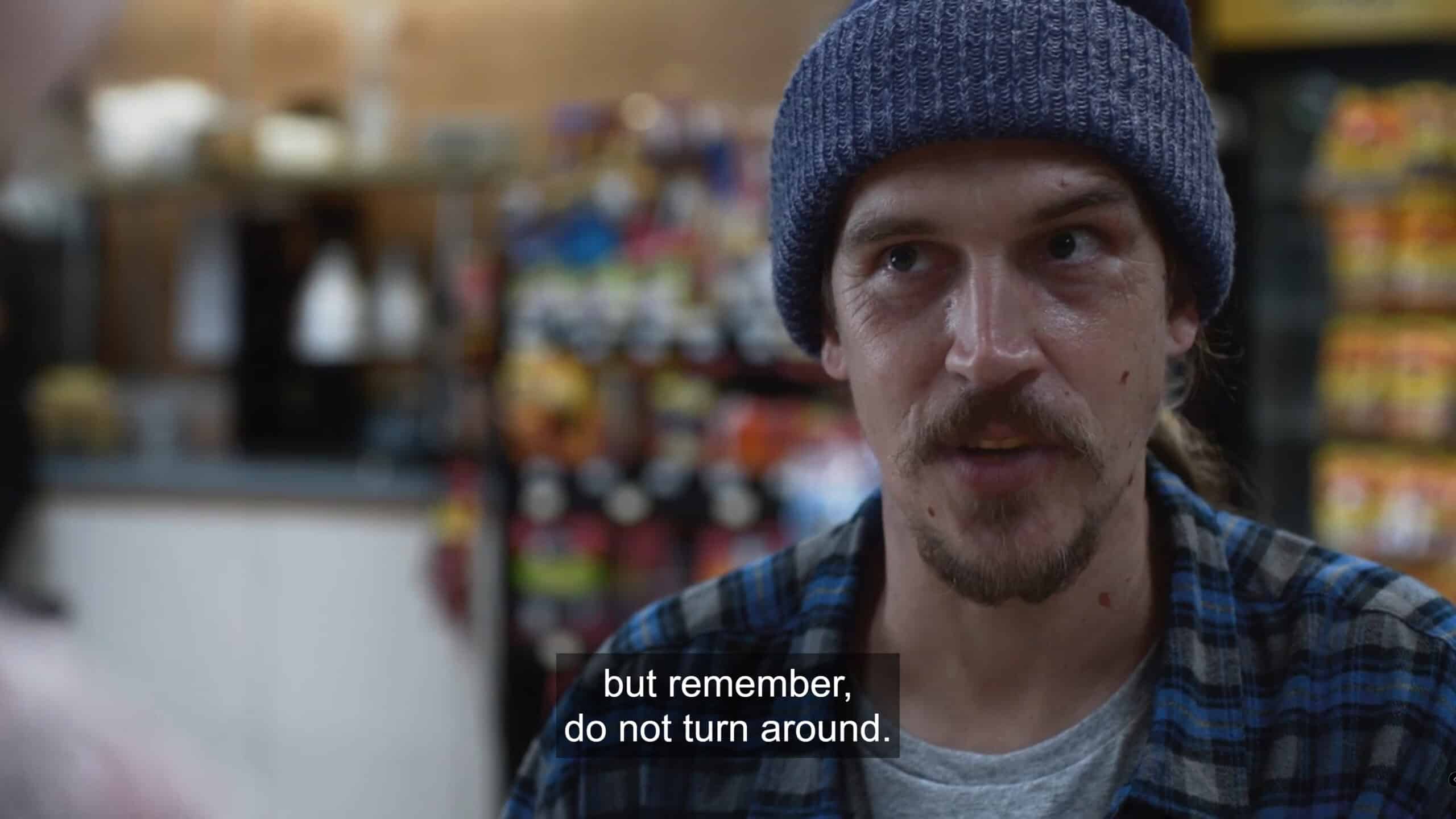 Ed Harper (Jason Mewes) having his final conversation with Mary Sue – Killing Mary Sue