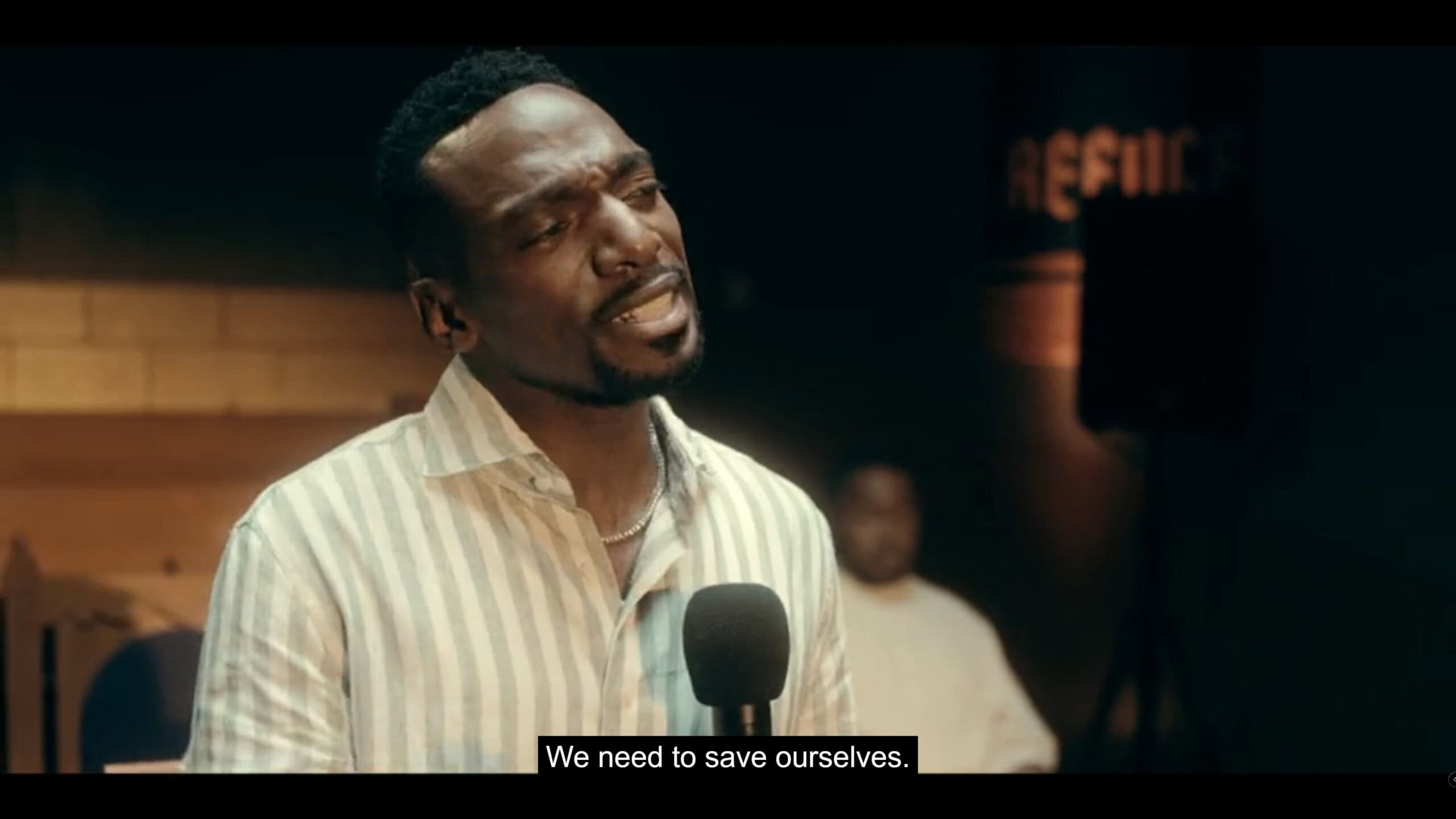 Ezekiel preaching - The Chi Season 7 Episode 9