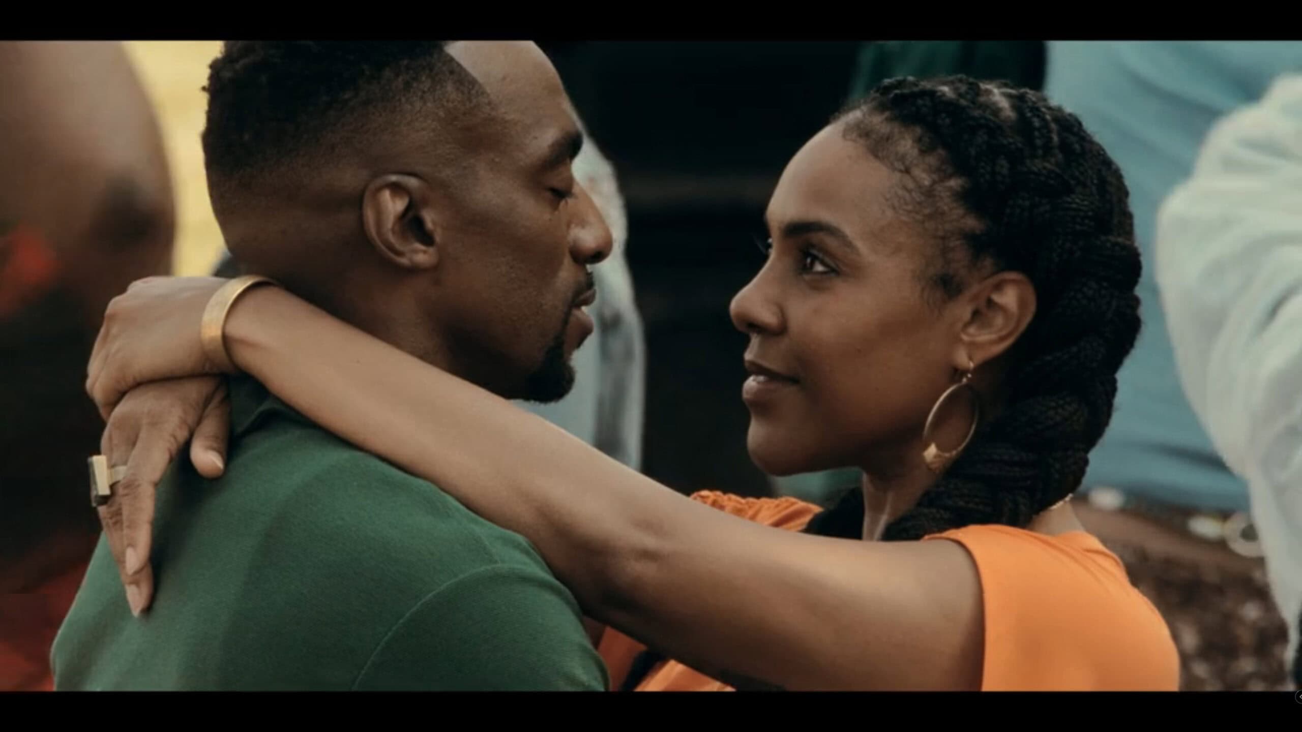 Ezekiel and Carolyn dancing together - The Chi Season 7 Episode 10