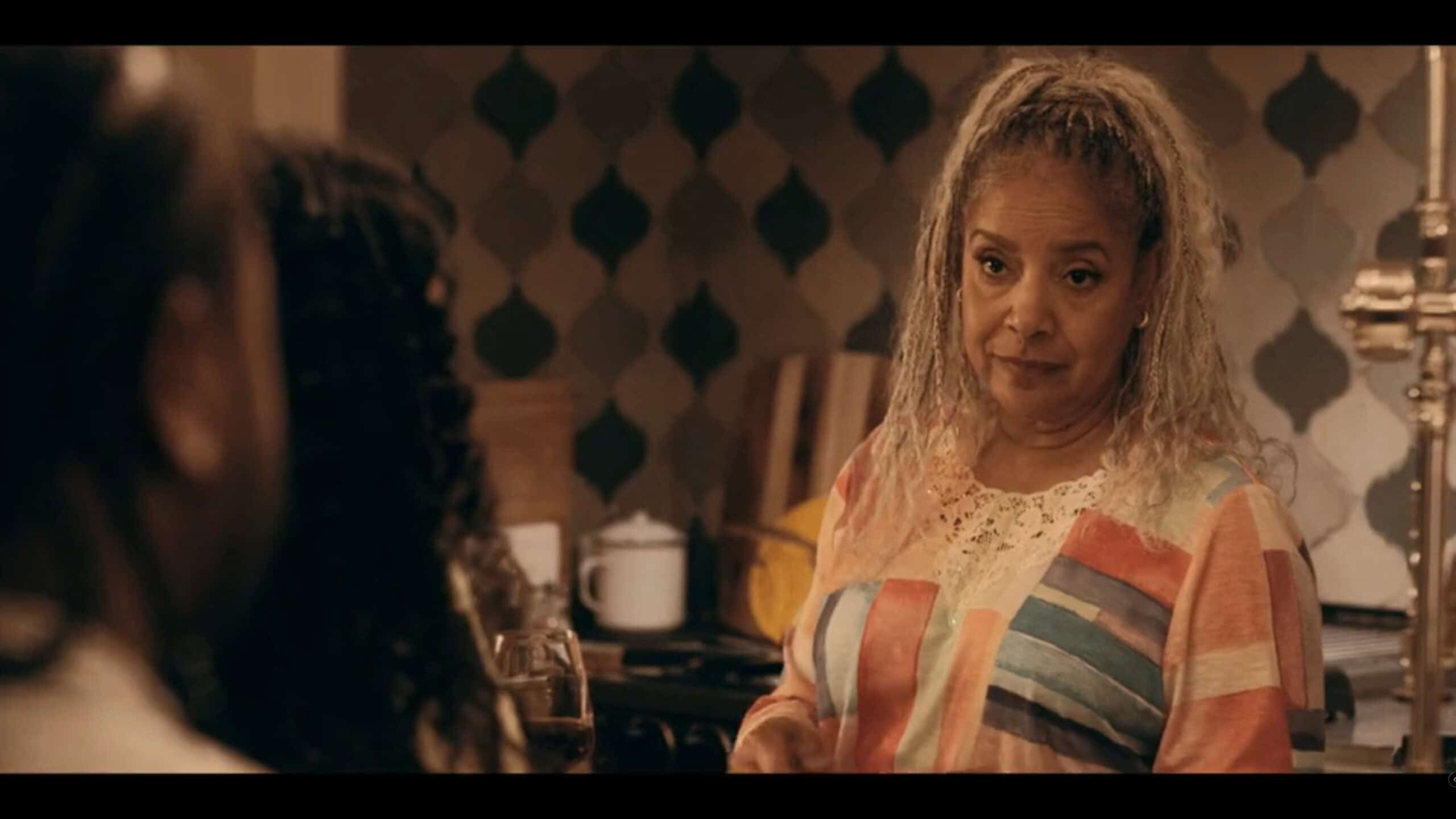Grandma Renee (Phylicia Rashad) meeting Papa and inviting Ezekiel for a tense dinner - The Chi Season 7 Episode 8