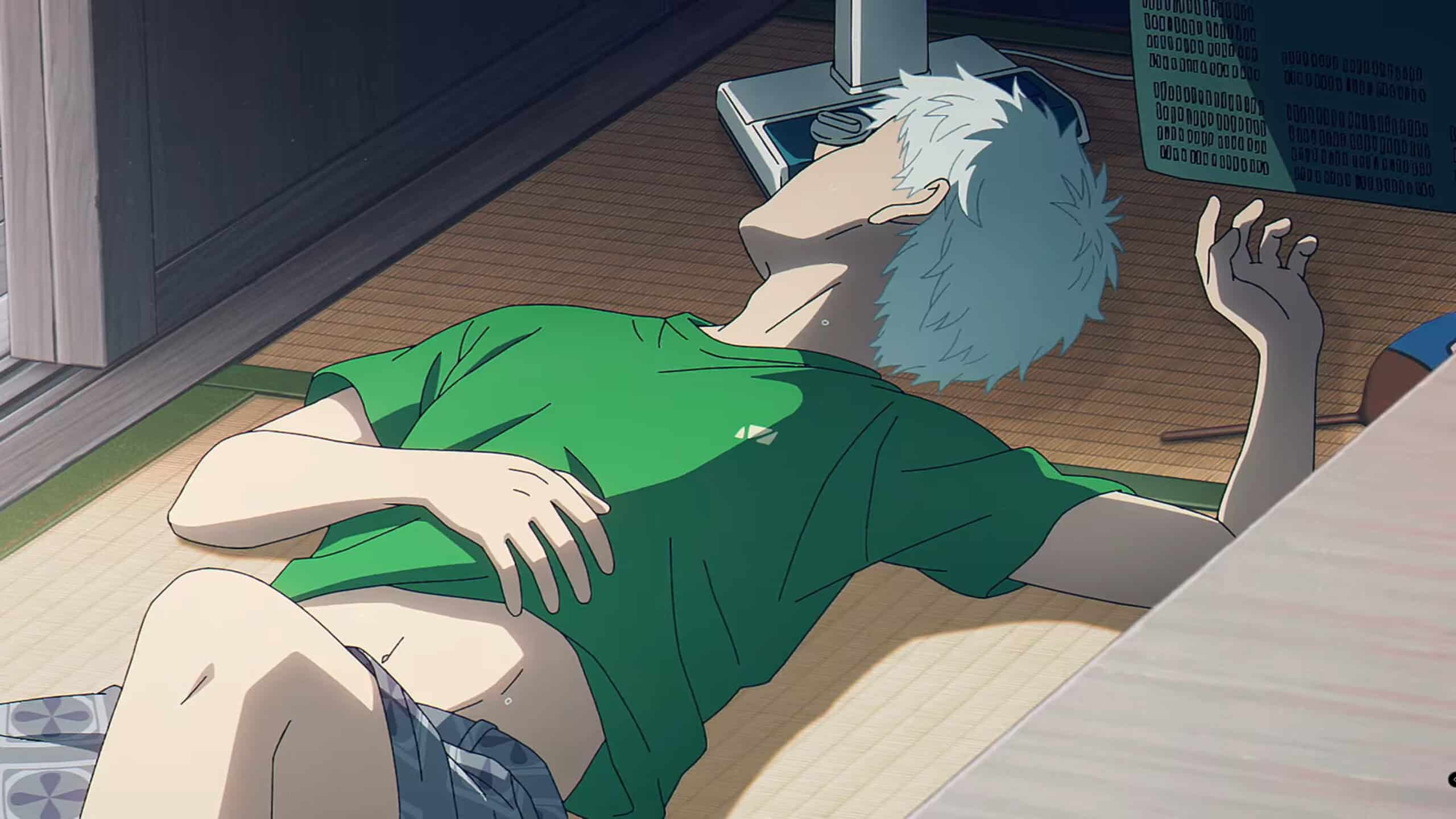 Hikaru laying down - The Summer Hikaru Died Season 1 Episode 3