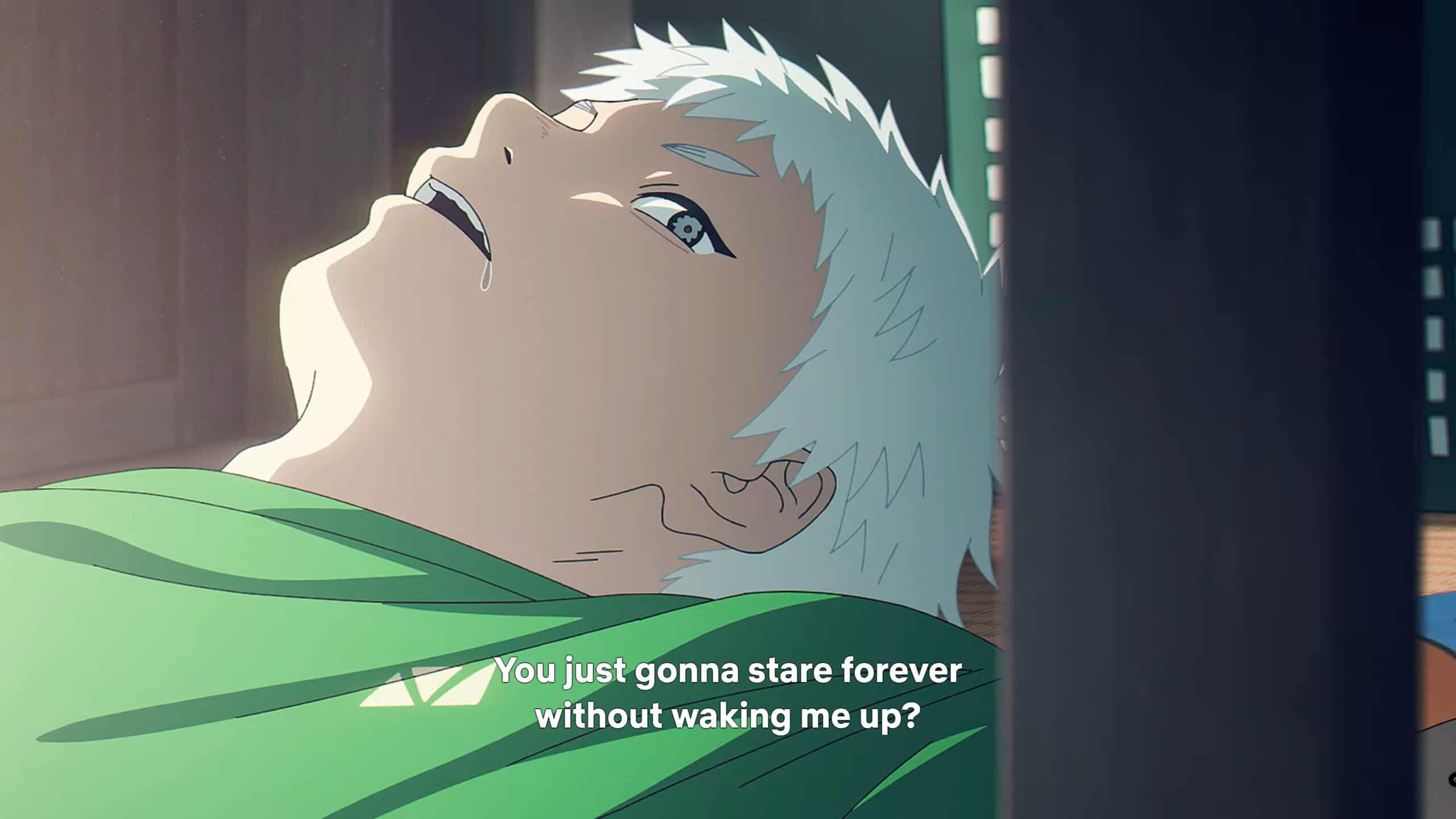 Hikaru asking Yoshiki - The Summer Hikaru Died Season 1 Episode 3