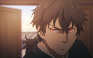 Jinya showing his demon eyes for a threat - Sword Of The Demon Hunter Season 1 Episode 15