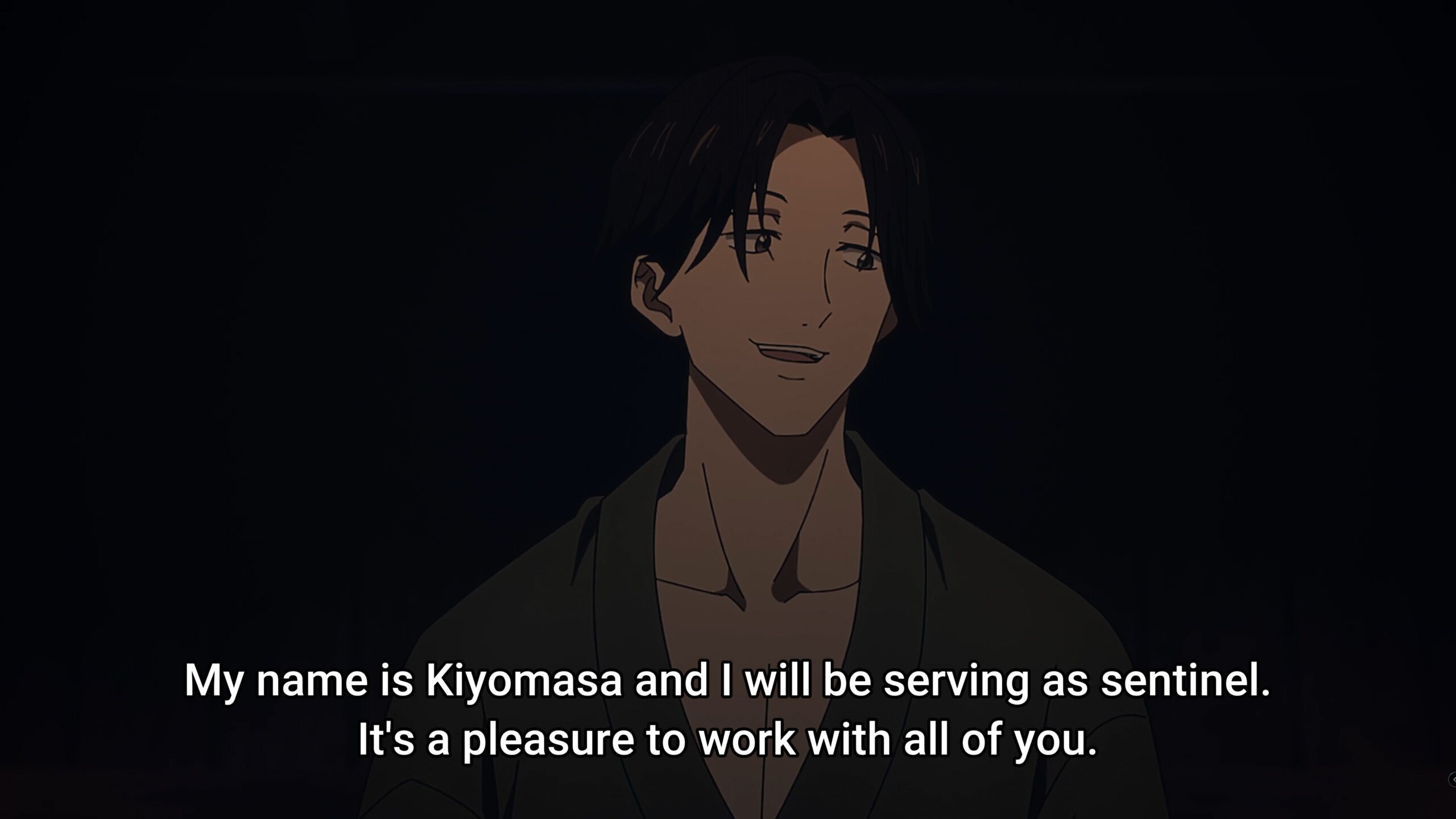 Kiyomasa introducing himself smuggly - Sword Of The Demon Hunter Season 1 Episode 14
