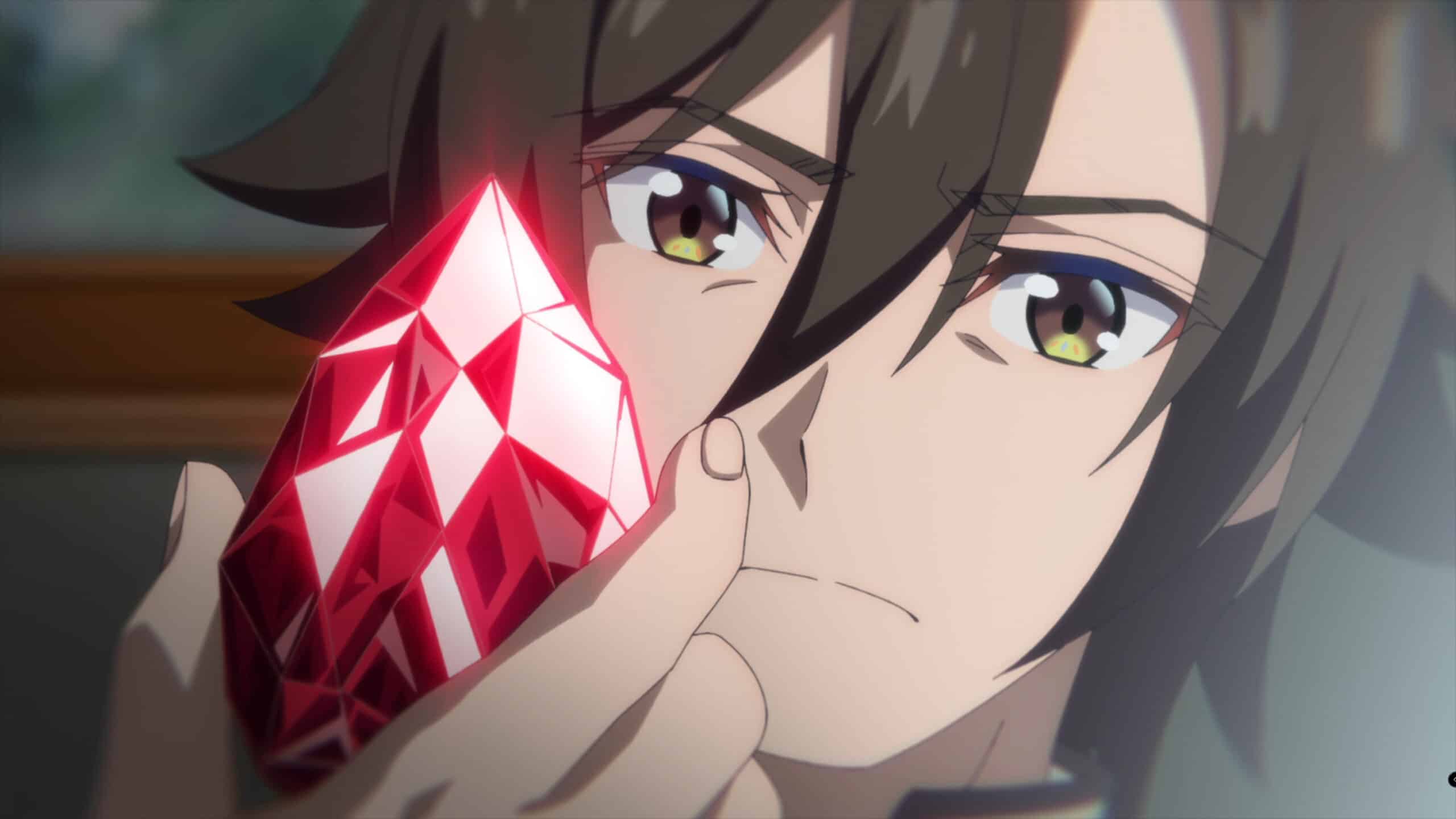 Kyle holding the divine dragon heart