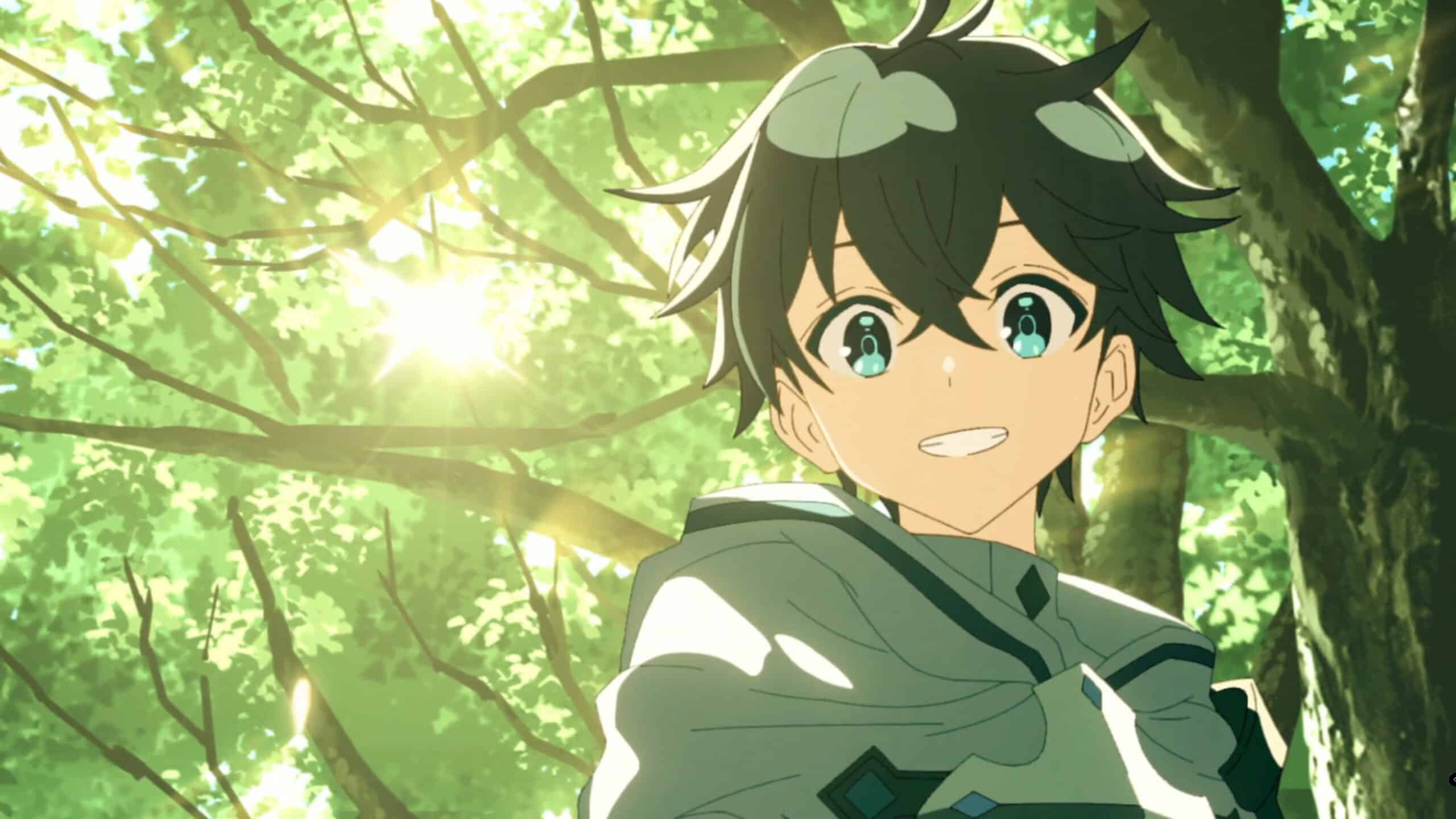 Kyle smiling in the forest