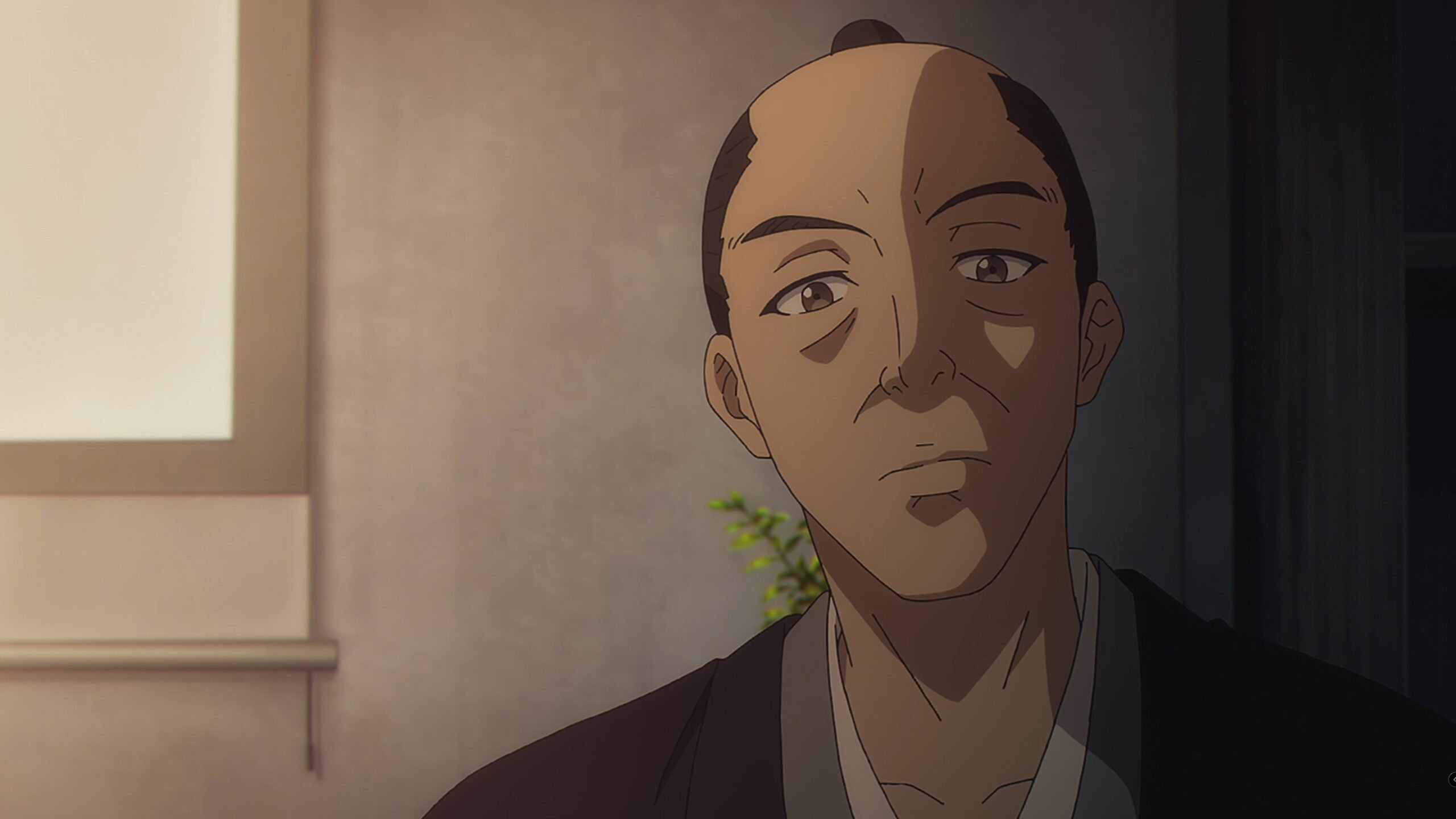 Lord Yashude Hatakeyama (Toshihiko Seki) surprise Jinya isn't amenable - Sword Of The Demon Hunter Season 1 Episode 15