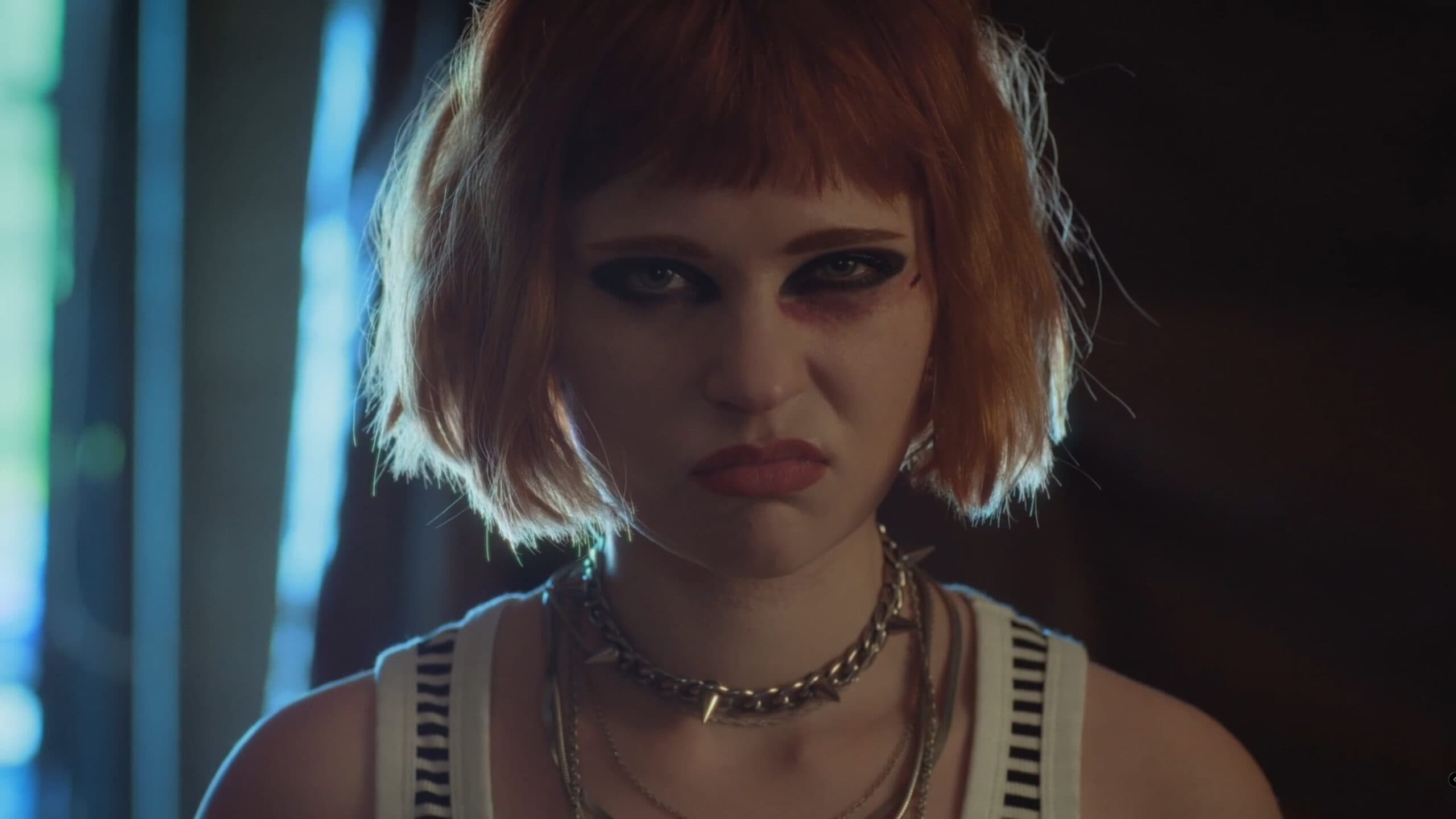 Mary Sue Harper (Sierra McCormick) looking angry and ready to fight– Killing Mary Sue
