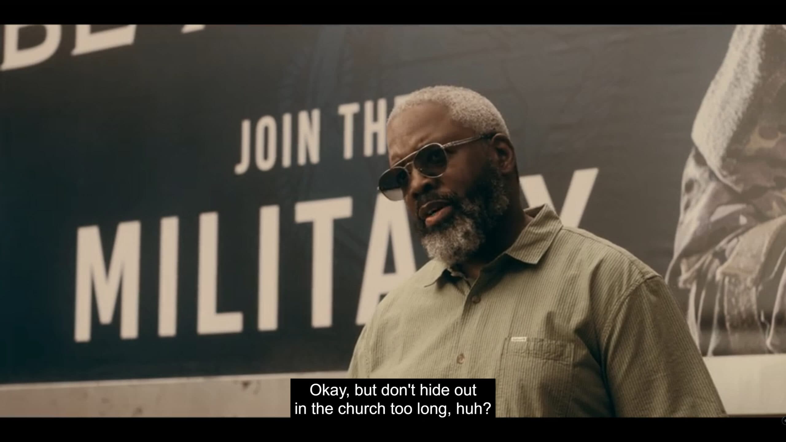 Professor Gardner giving a speech - The Chi Season 7 Episode 11
