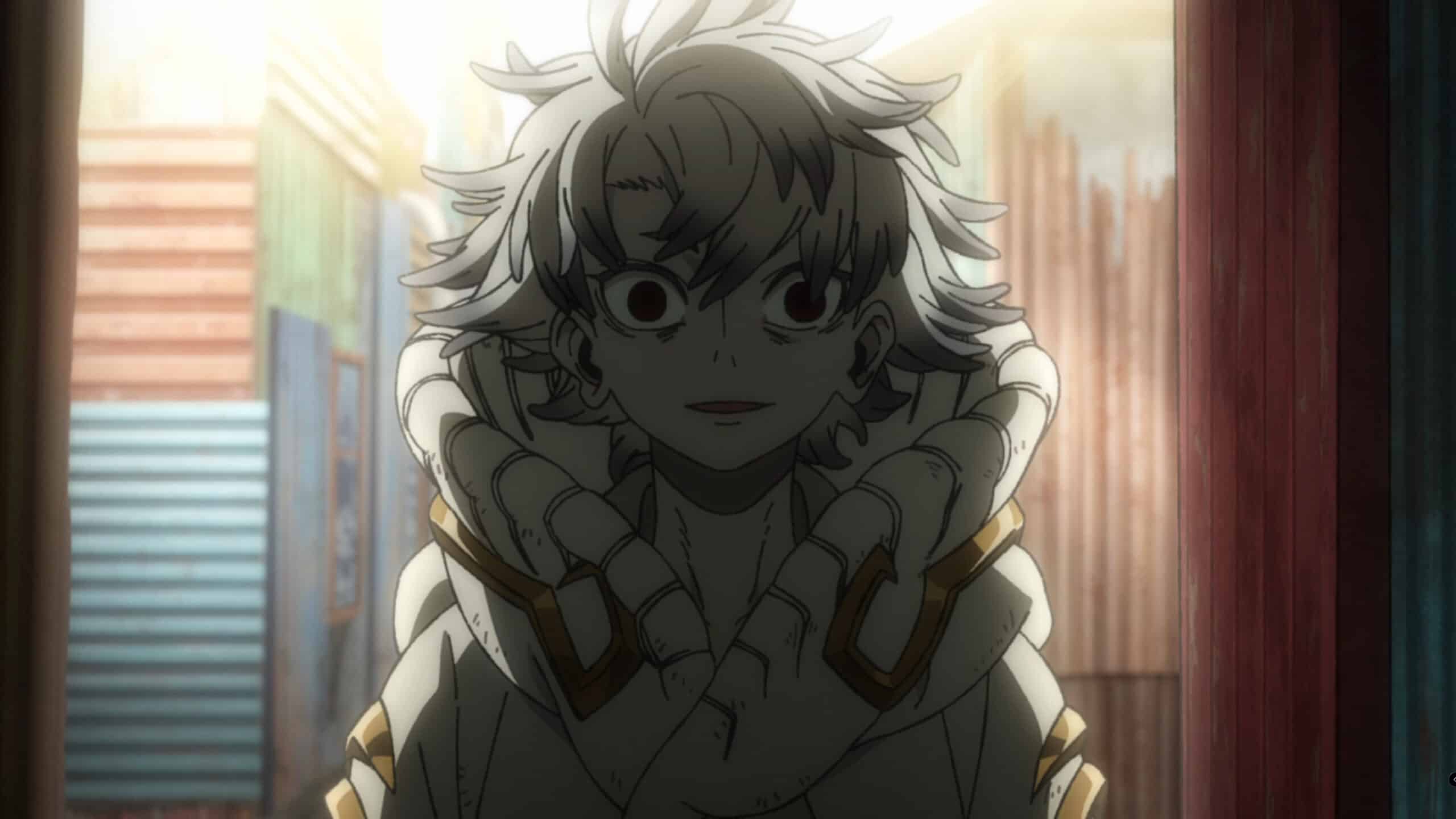 Rudo (Ao Ichikawa) seeing Regto murdered - Gachiakuta Season 1 Episode 1