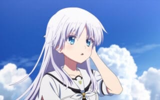 Shiroha when Takahara was arriving - Summer Pockets