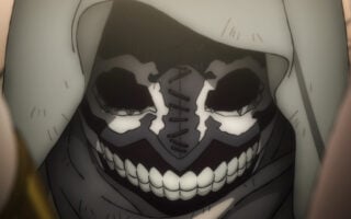 The Killer with their smiling mask - Gachiakuta Season 1 Episode 1