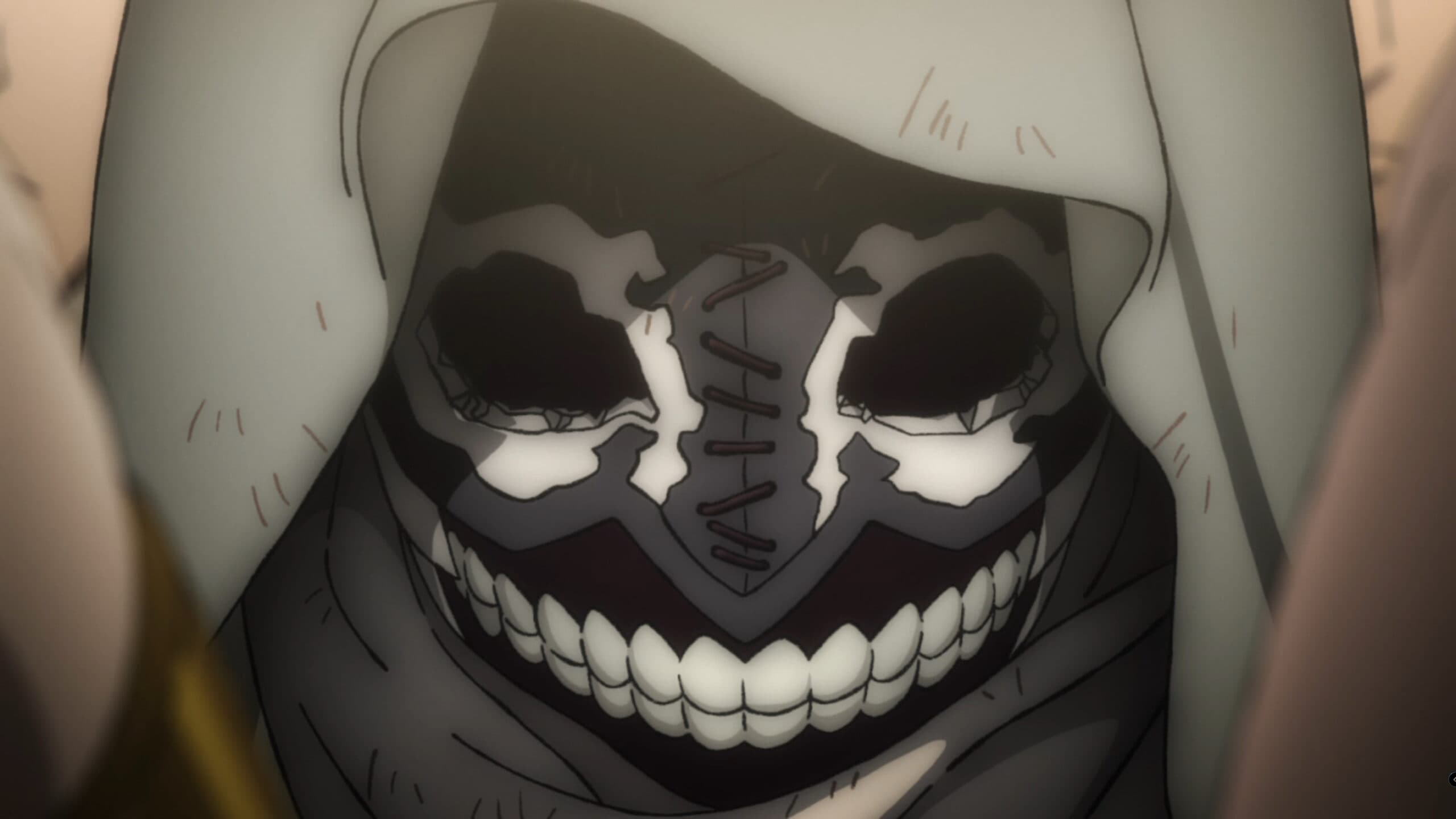 The Killer with their smiling mask - Gachiakuta Season 1 Episode 1