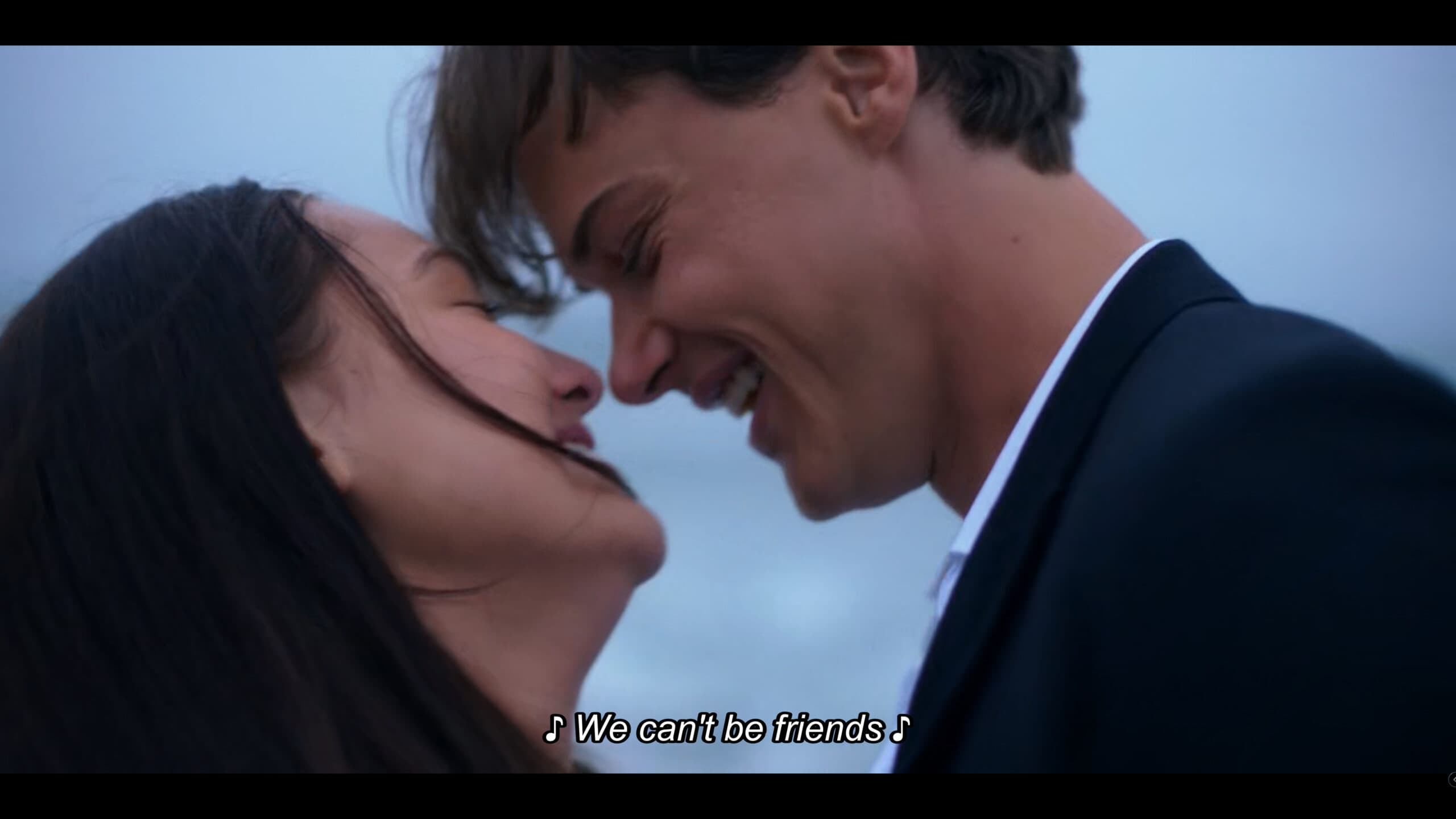 Belly and Conrad in a flashback, as Ariana Grande's "We Can't Be Friends (Wait For Your Love)" plays- The Summer I Turned Pretty Season 3 Episode 7