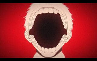 Hikaru with his jaw wide open - The Summer Hikaru Died Season 1 Episode 6
