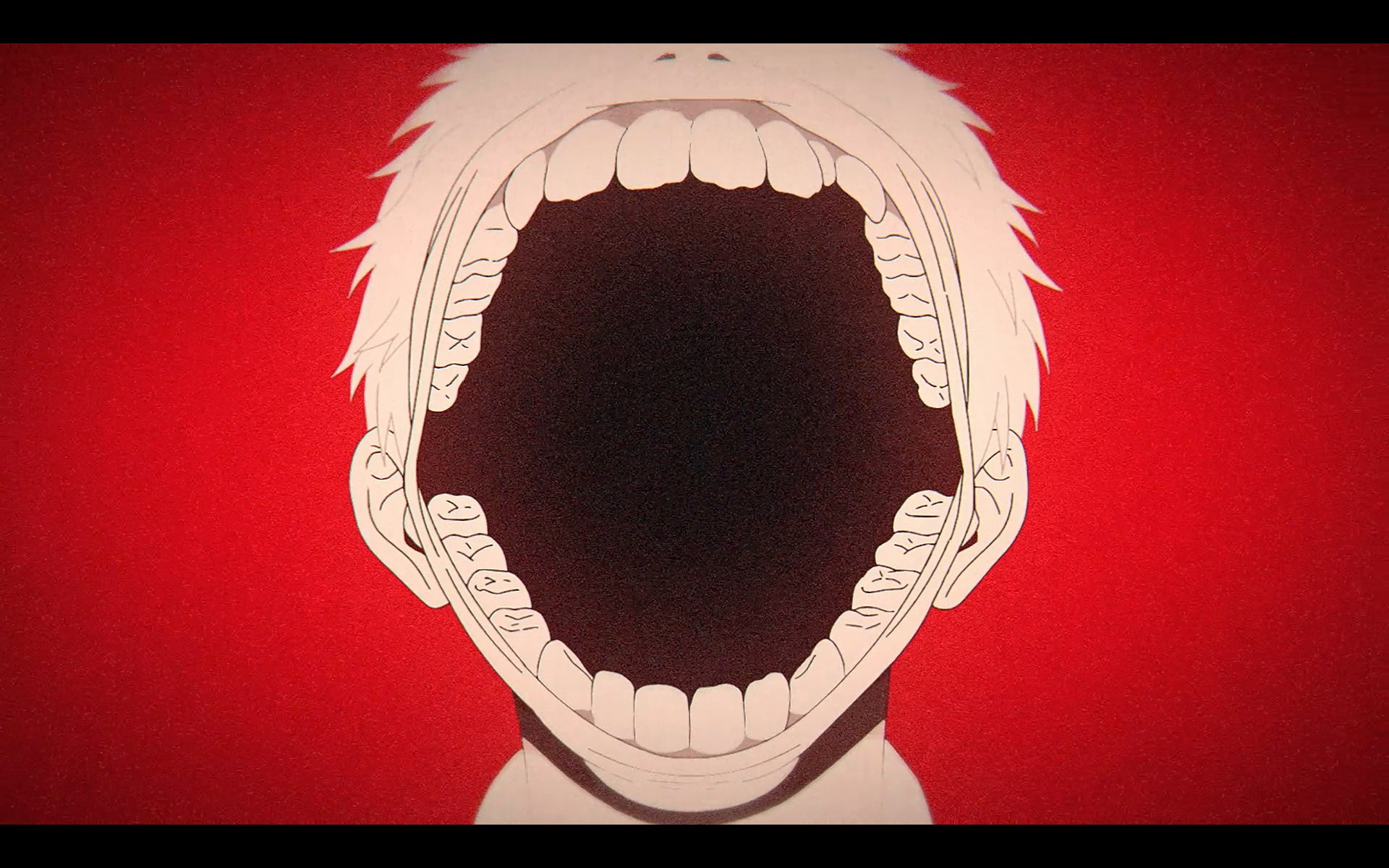Hikaru with his jaw wide open - The Summer Hikaru Died Season 1 Episode 6