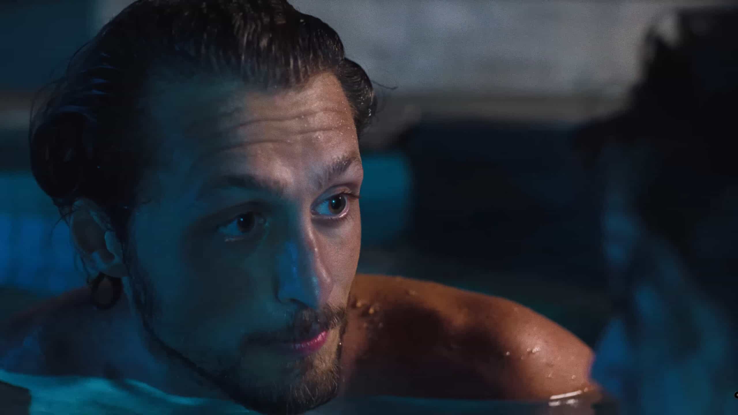 Michael (Michael Vlamis) talking to Kennedy about life - Pools