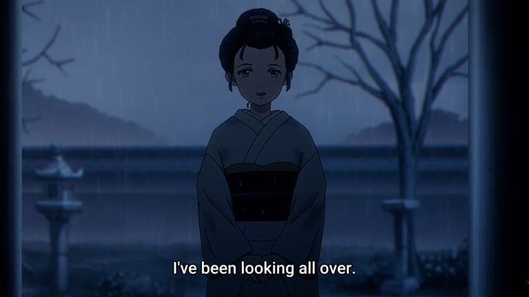Ofuu finding Jinya to talk - Sword Of The Demon Hunter Season 1 Episode 20