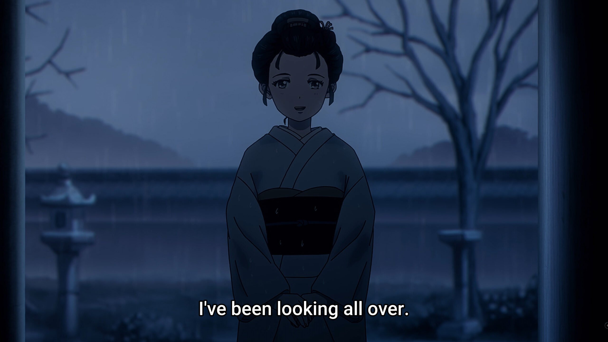 Ofuu finding Jinya to talk - Sword Of The Demon Hunter Season 1 Episode 20