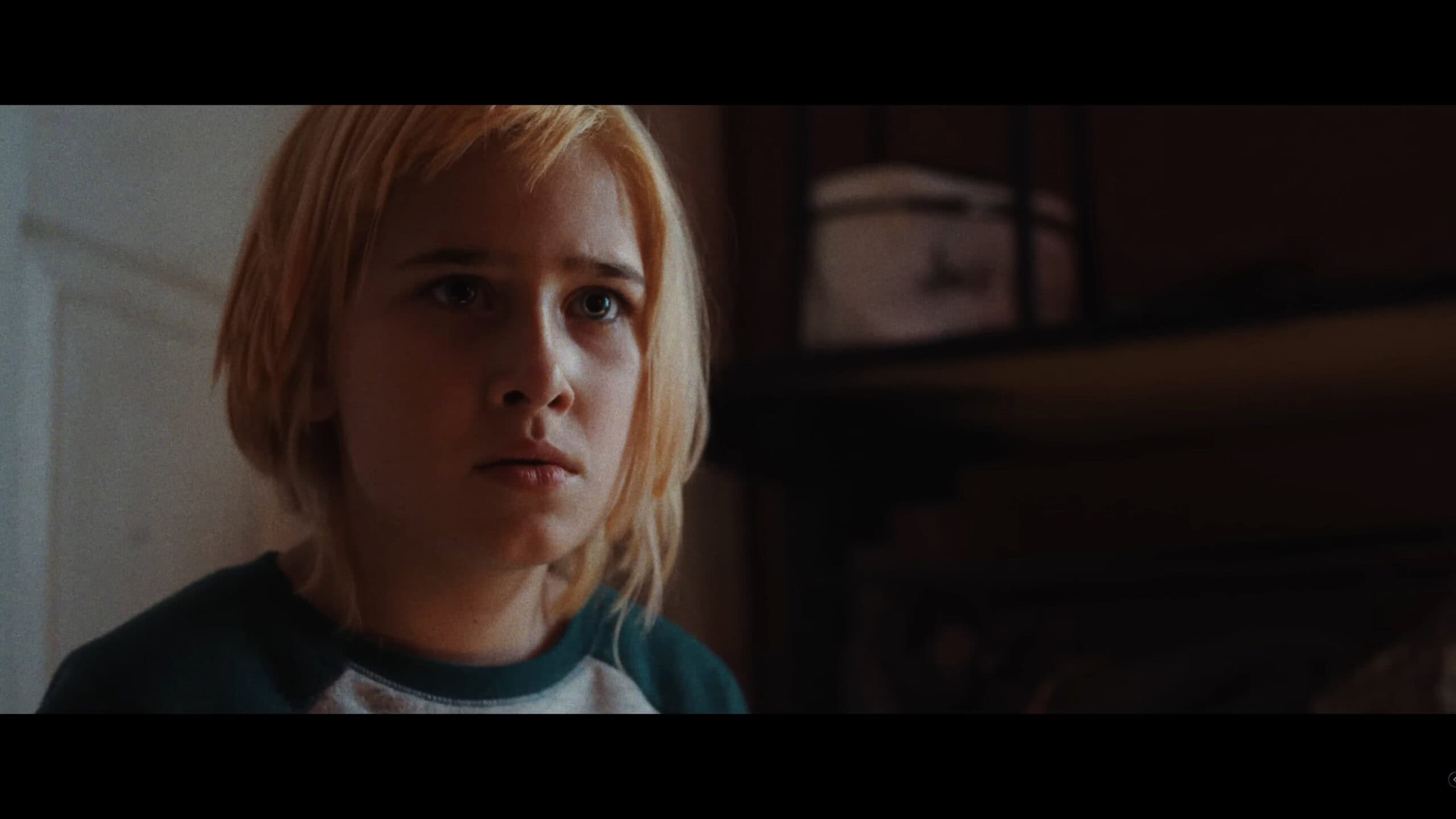 Polly (Ana Sophia Heger) worried about her dad – She Rides Shotgun