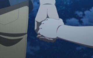 Umi holding Takahara's hand - Summer Pockets Season 1 Episode 18 – Crunchyroll (84)