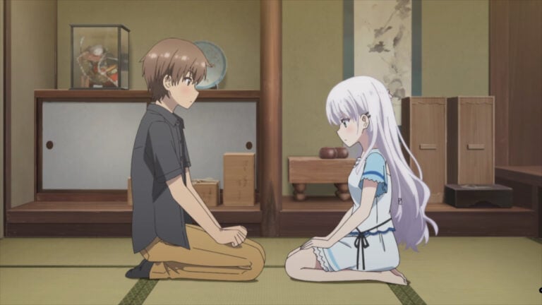 Takahara and Umi reflecting after what happened with Umi - Summer Pockets Season 1 Episode 21