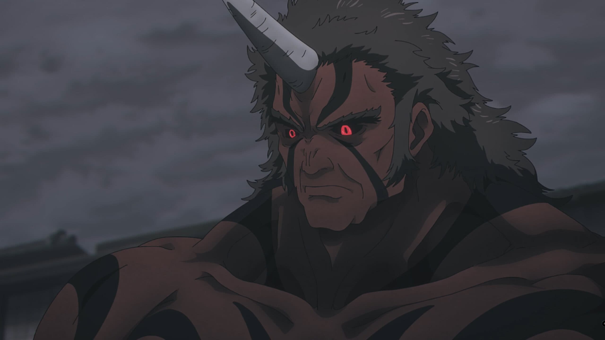 Tsuchiura in demon form - Sword of the Demon Hunter Season 1 Episode 19