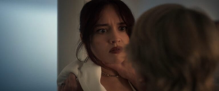 Cherry being choked by Laura - The Girlfriend Season 1 Episode 5