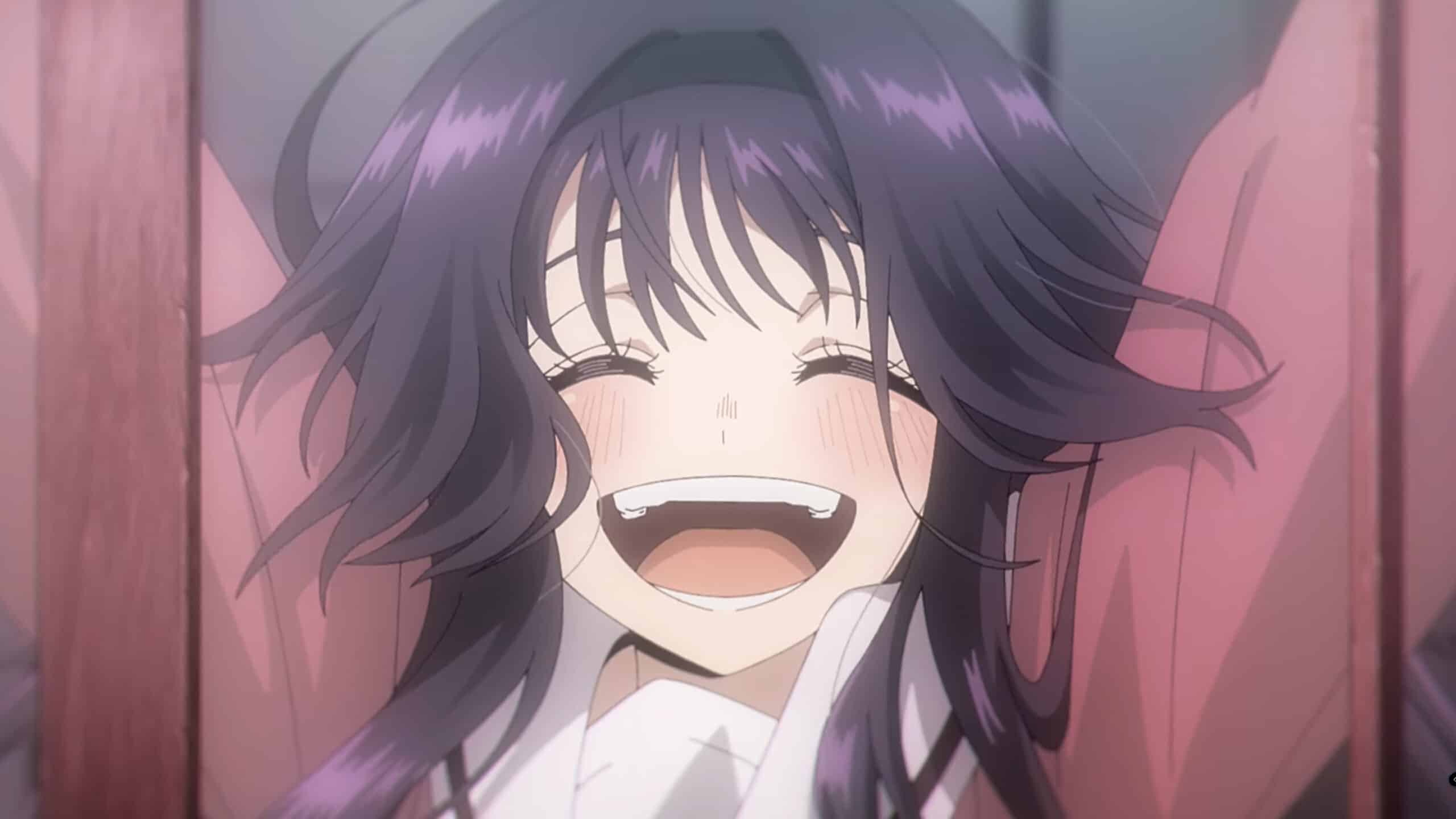 Kaoruko jumping for joy - The Fragrant Flower Blooms with Dignity Season 1 Episode 2