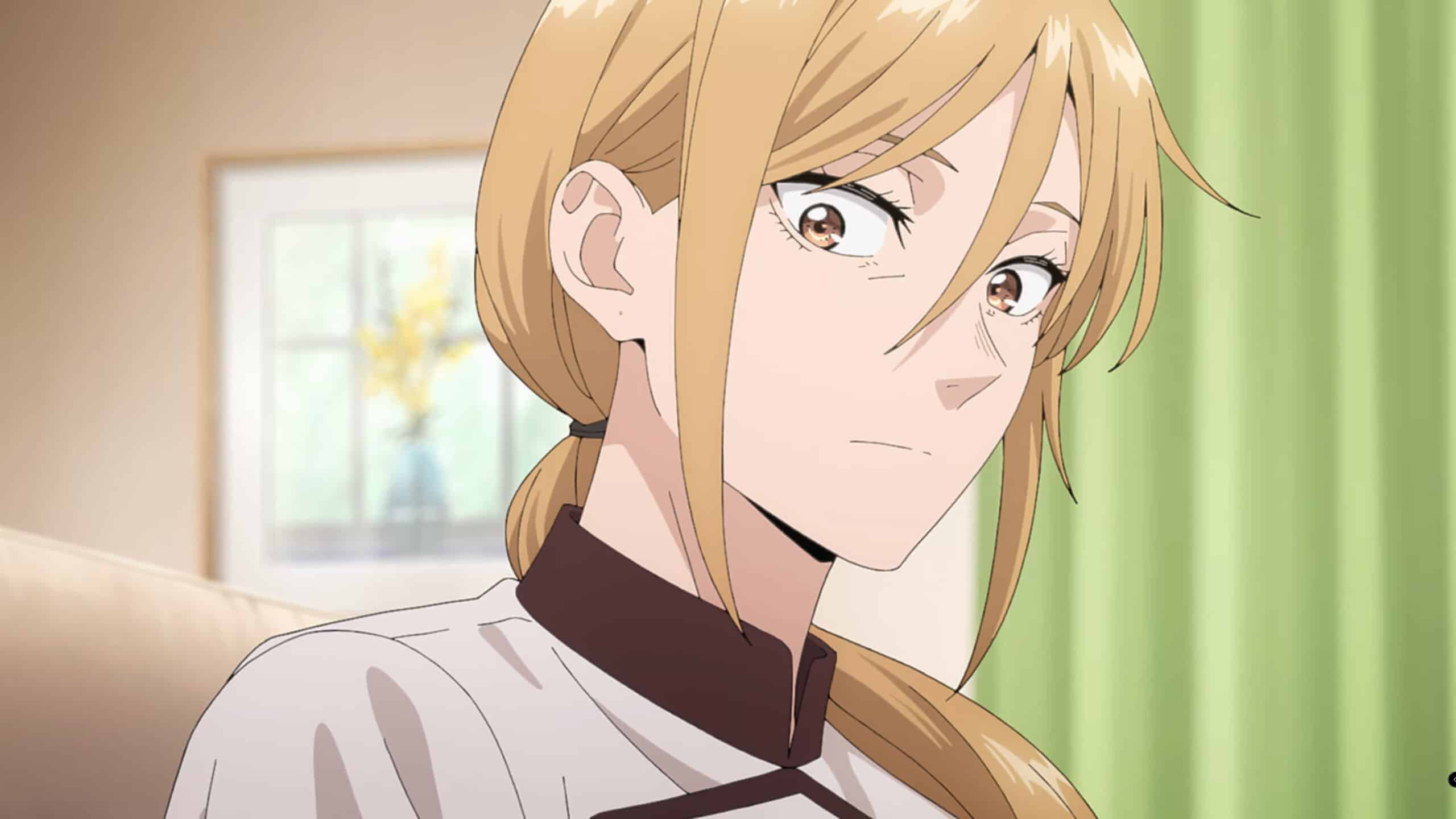 Kyoko giving the side eye - The Fragrant Flower Blooms with Dignity Season 1 Episode 2