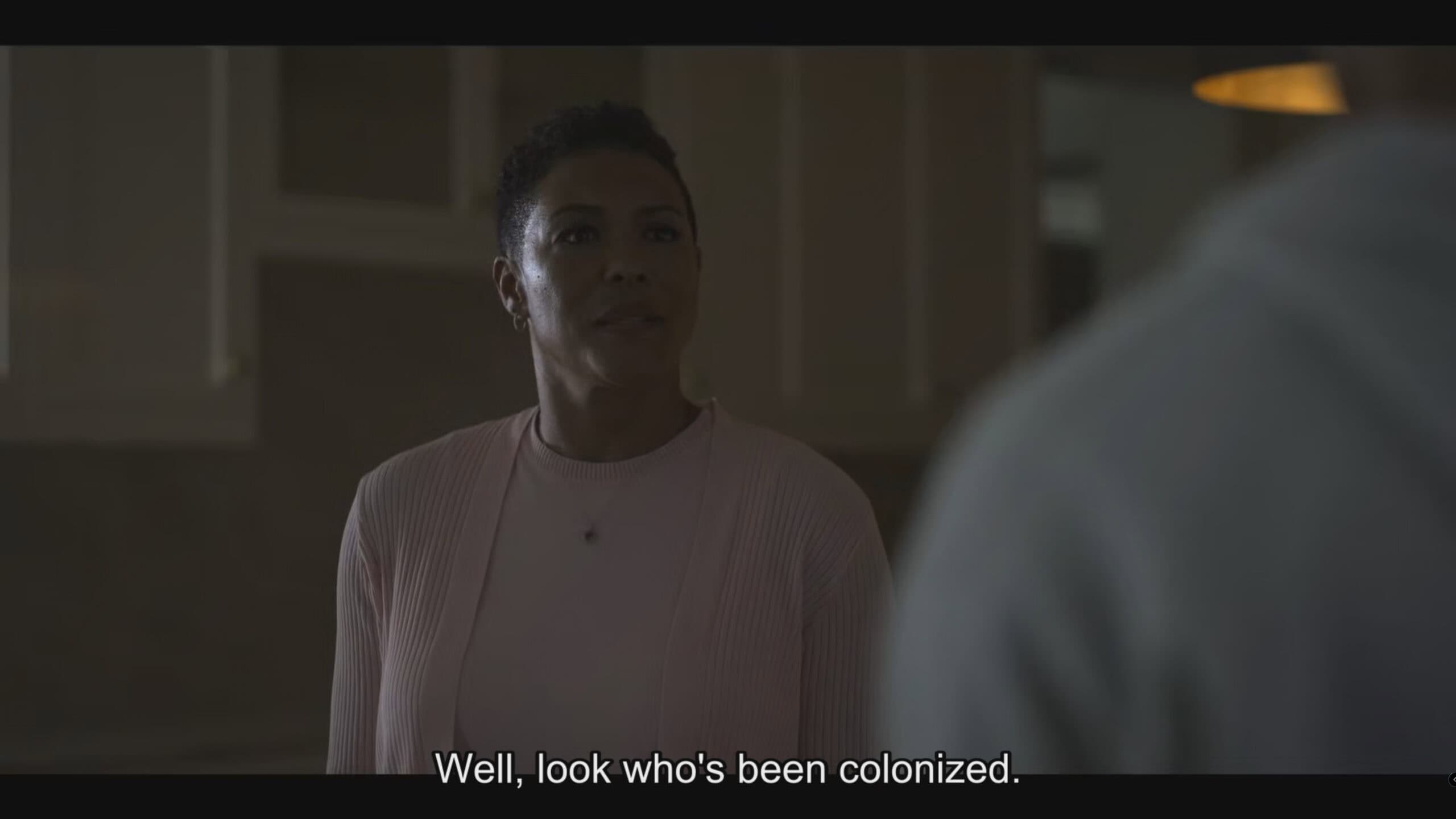 Rosie (April Parker Jones) talking to Ozzie about him dating Wendy - Reasonable Doubt Season 3 Episode 1