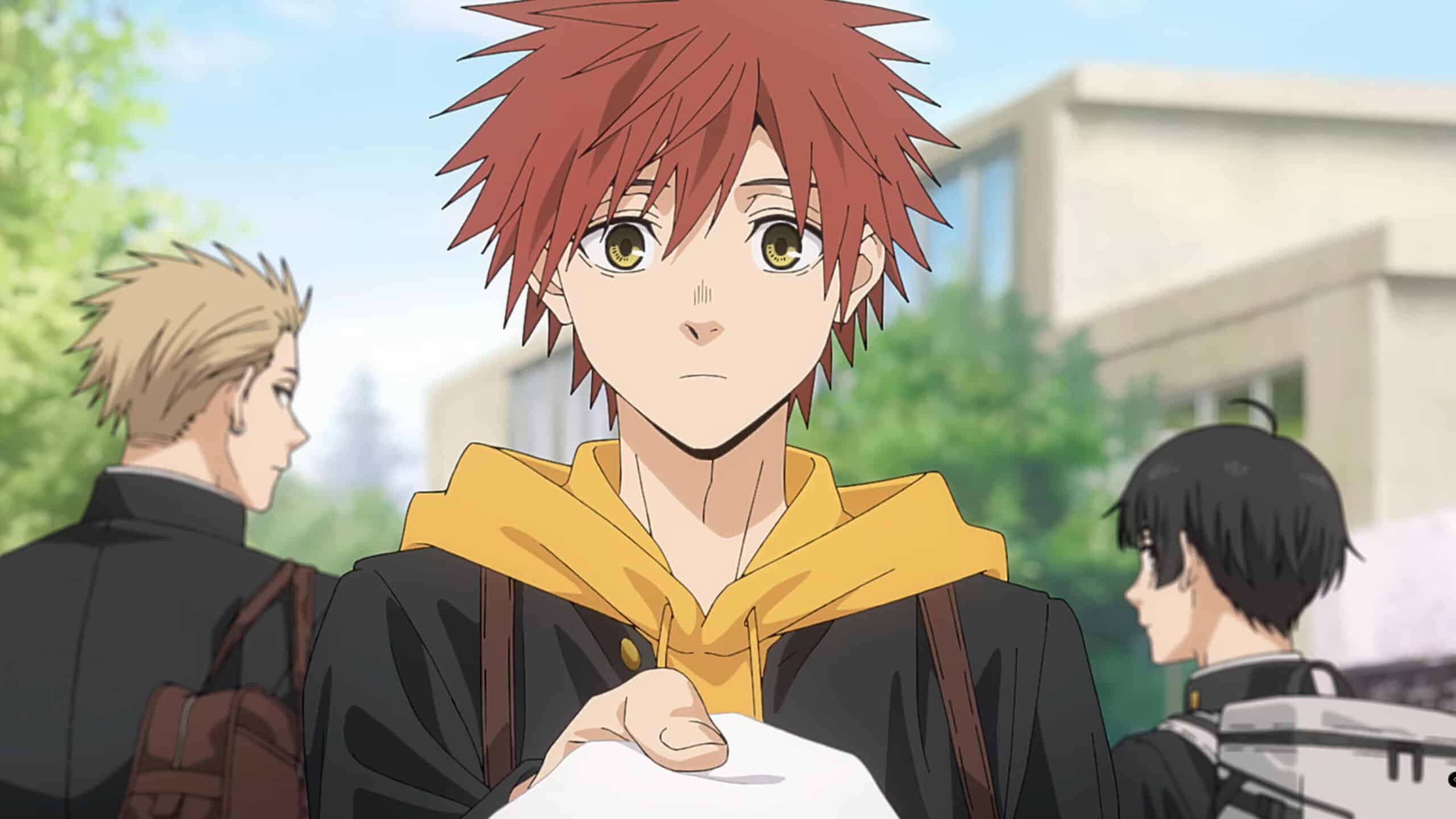 Usami (Kikunosuke Toya) trying to return a handkerchief - The Fragrant Flower Blooms With Dignity Season 1 Episode 1