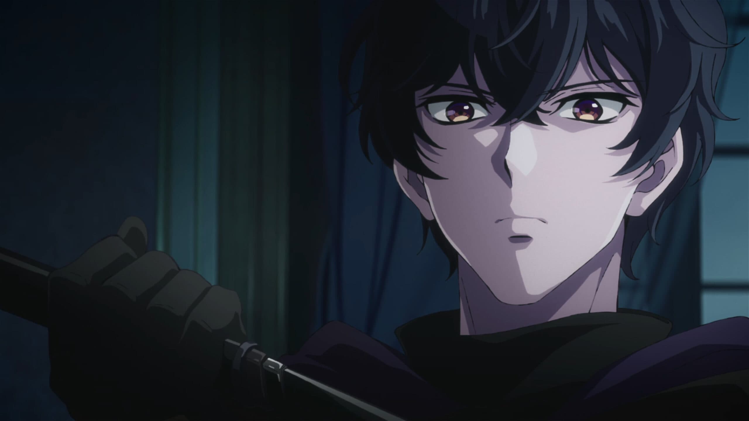 Akira (Takeo Ōtsuka) looking menacing - My Status as an Assassin Obviously Exceeds the Hero's Season 1 Episode 1