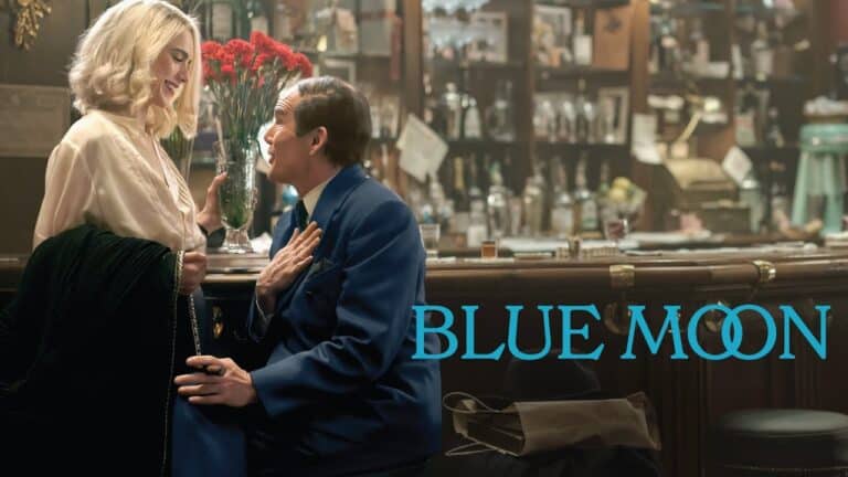 Elizabeth (Margaret Qualley) and Lorenz “Larry” Hart (Ethan Hawke) – Blue Moon