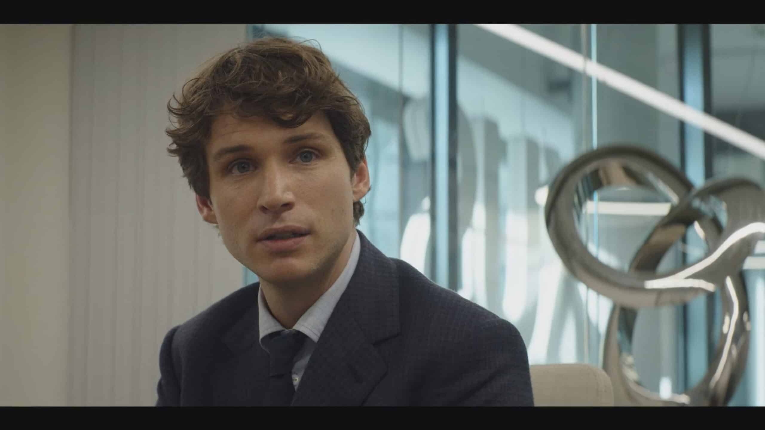Guy (Nicholas Denton) in a job interview - Talamasca – The Secret Order Season 1 Episode 1