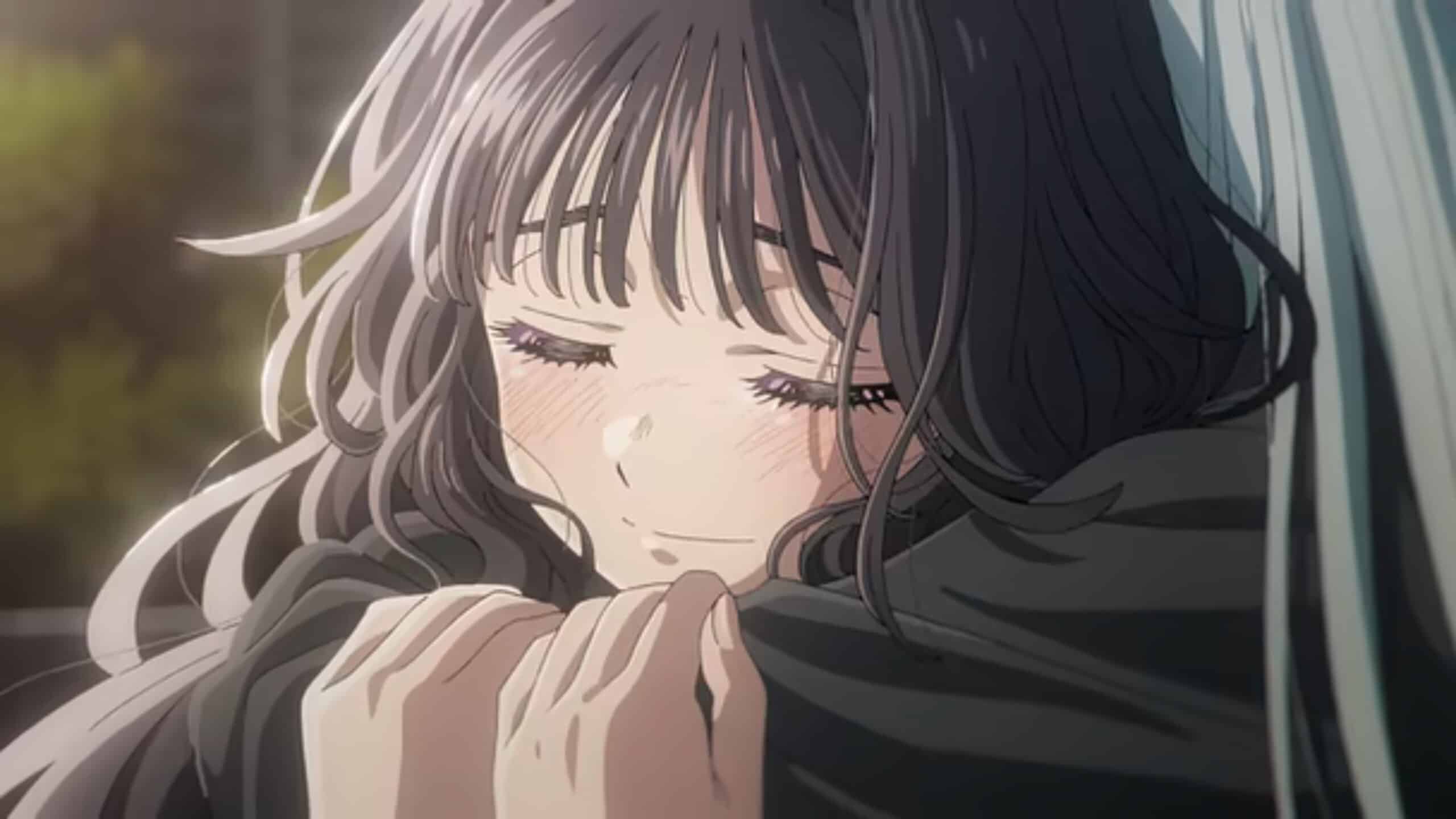 Kaoruko holding Subaru - The Fragrant Flower Blooms with Dignity Season 1 Episode 6