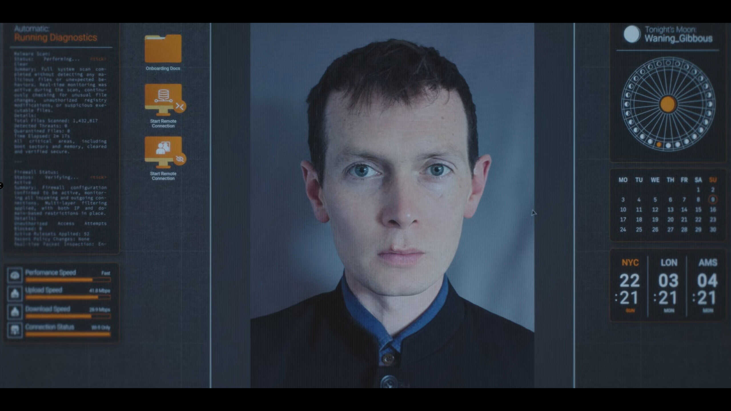 The file Helen has on Matej Vagna aka Archie (Joshua Ben-Tovim) - Talamasca The Secret Order Season 1 Episode 2